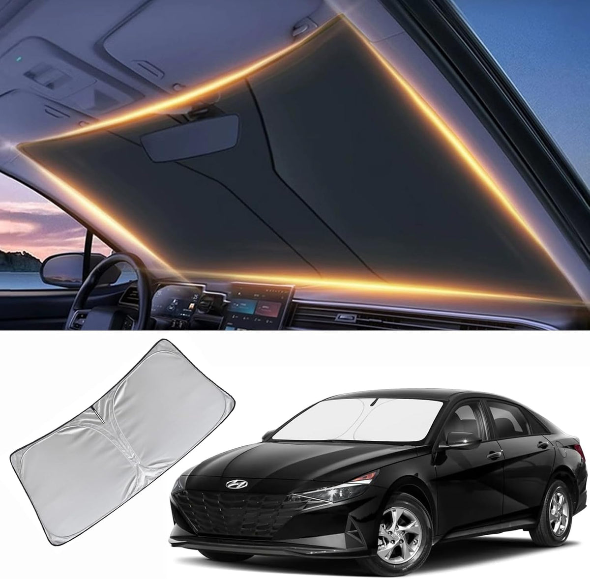 Windshield Sun Shade for Subaru Legacy Front Window Shades Cover for 2010-2025 2026 Legacy Windshield Sun Visor Protector Car Accessories