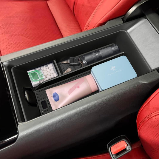 TOPINSTALL 2026 Center Console Tray Compatible with 2025 2026 Toyota Camry (XSE/XLE/SE/LE) Armrest Storage Box Console Organizer for 9th Gen Camry Interior Accessories