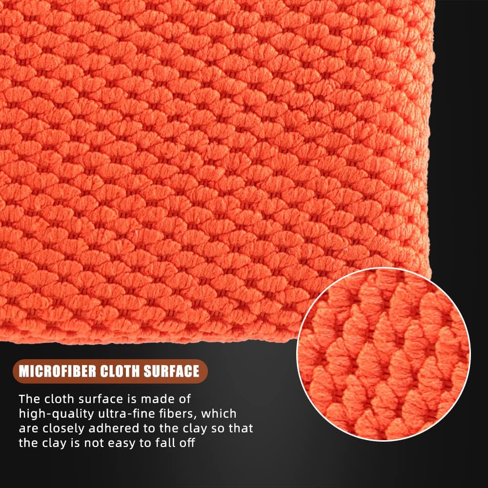 SPTA Clay Mitt, Pro Medium Grade Clay Bar Infused Mitt, Car Detailing Glove Quickly Removes Debris from Your Paint, Glass, Wheels, & More -CB306
