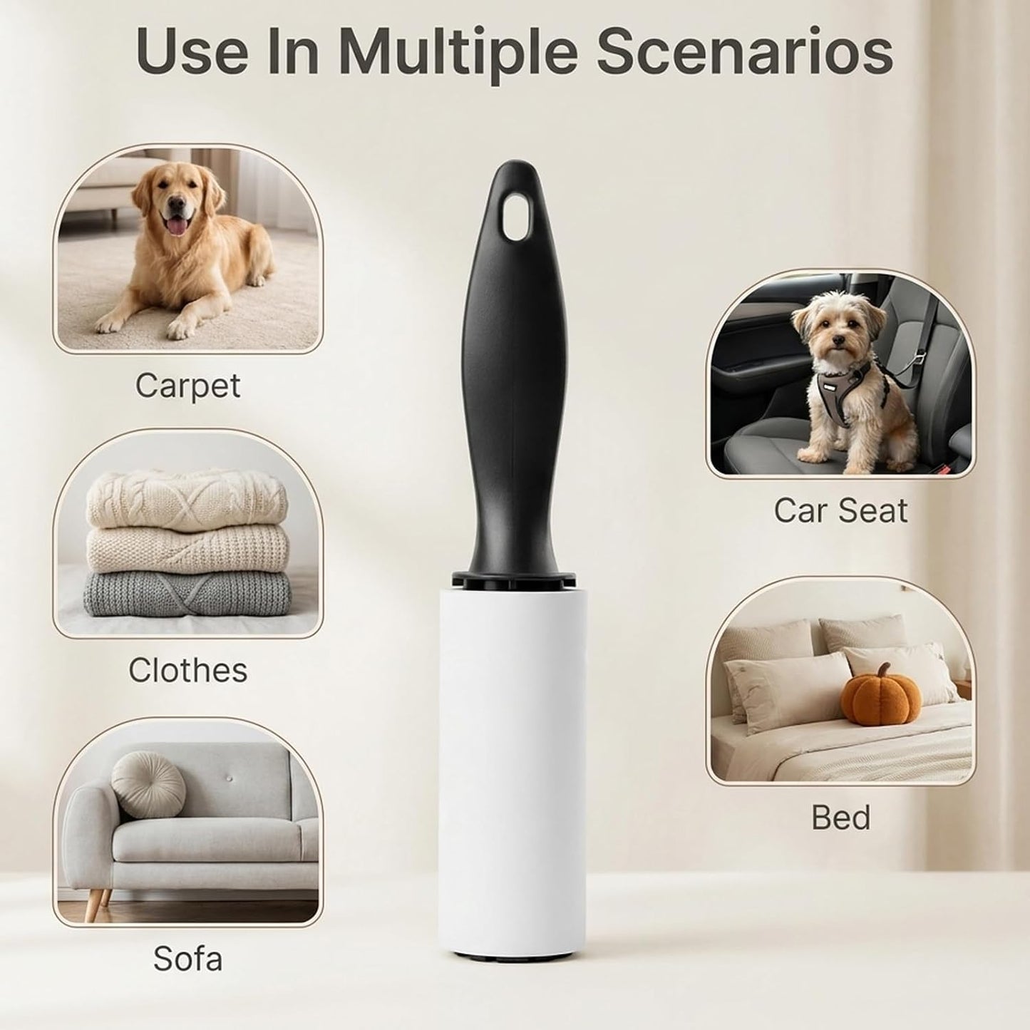 40 Pack Mini Lint Rollers, Travel Lint Roller with 1200 Sheets, Sticky Lints Remover for Clothes, Pet Hair, Furniture, Car Seats, Couch, Carpet (6.3 x 1.02 Inches)