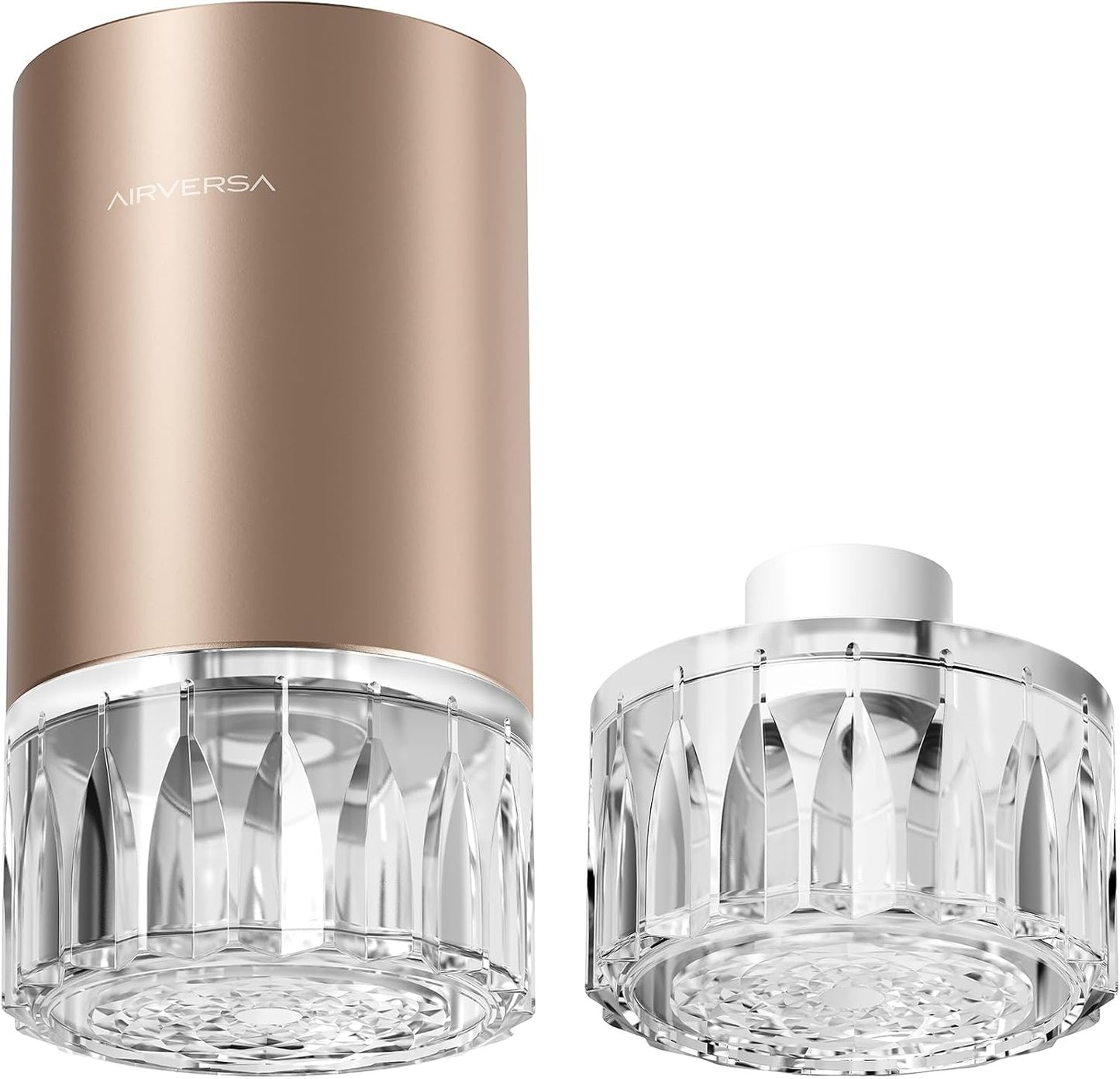 Airversa Waterless Diffuser RD1 Desert Titanium + 100mL Replacement Glass Bottle