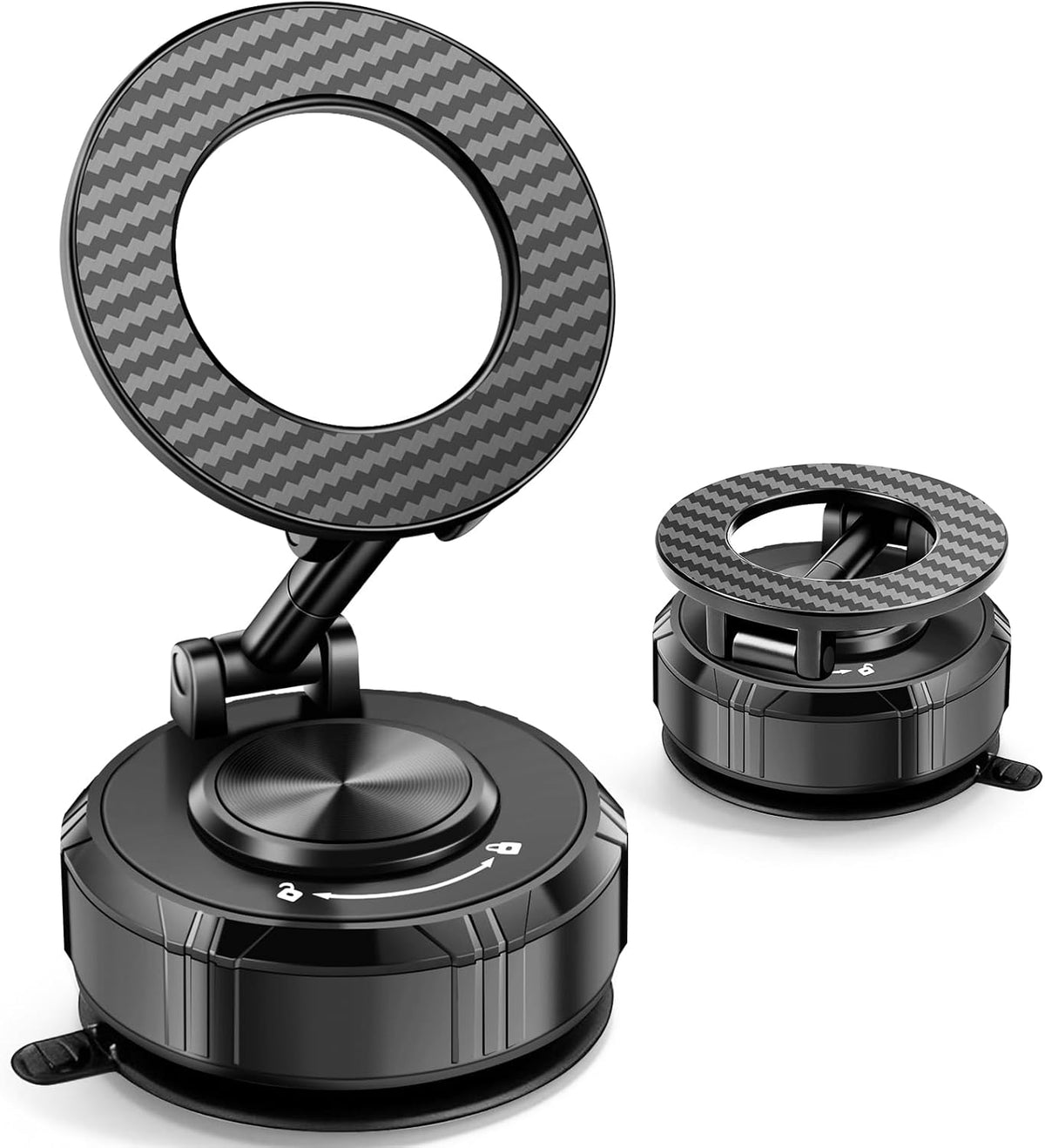 Car Mount, Vacuum Suction Phone Holder for Car, Car Phone Holder Mount, 360° Adjustable Phone Holder Wall Mount, Car Accessories for iPhone 17/16/15/14 Pro Max Cell Phone
