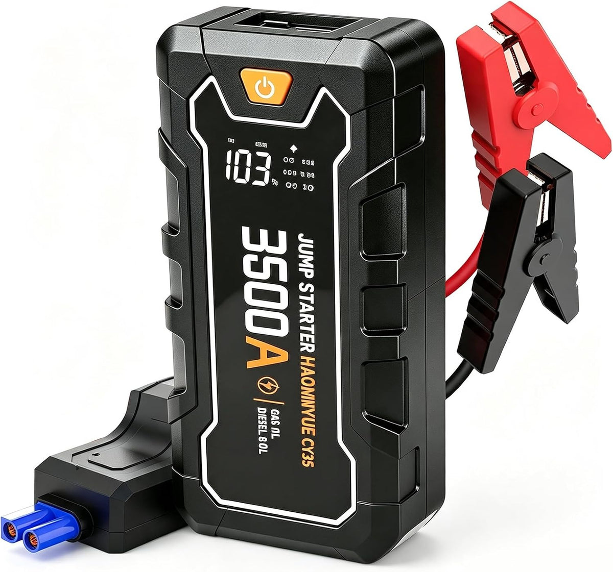 Portable Jump Starter,12V Car Battery Jumper Starter Portable with 88.8Wh Quick Charger,LED Display,14000mAh Booster Jump Box Pack (10L Gas 8.0L Diesel Engine)