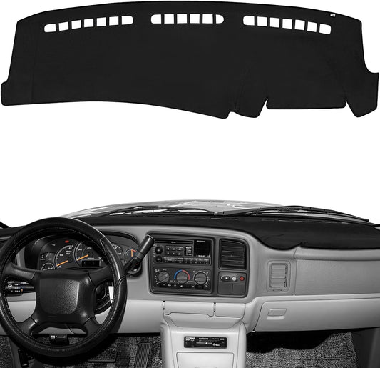 JOYTUTUS Dash Cover Dashboard Cover Mat Compatible with 1999-2006 Silverado/Sierra & 2007 Silverado/Sierra Classic & 2000-2006 Yukon/Yukon XL/Suburban Tahoe Avalanche, Car Interior Dash Board Cover