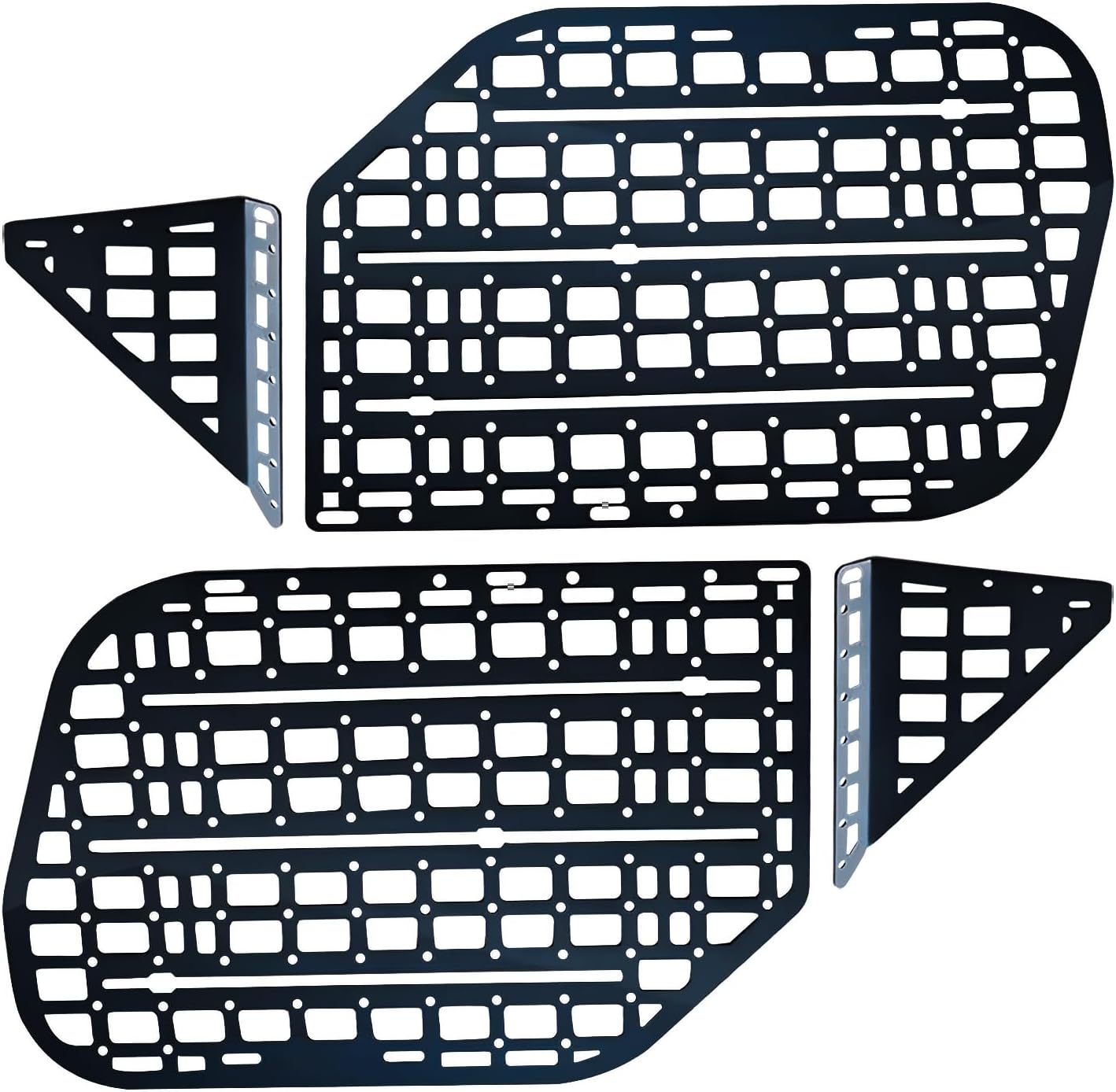 Rear Window Molle Panel Interior Cargo Rack for 2010-2024 Toyota 4Runner | Stainless Steel Material,Modular Storage Panel System,Fits 5th Generation 4Runner,No Drilling Required
