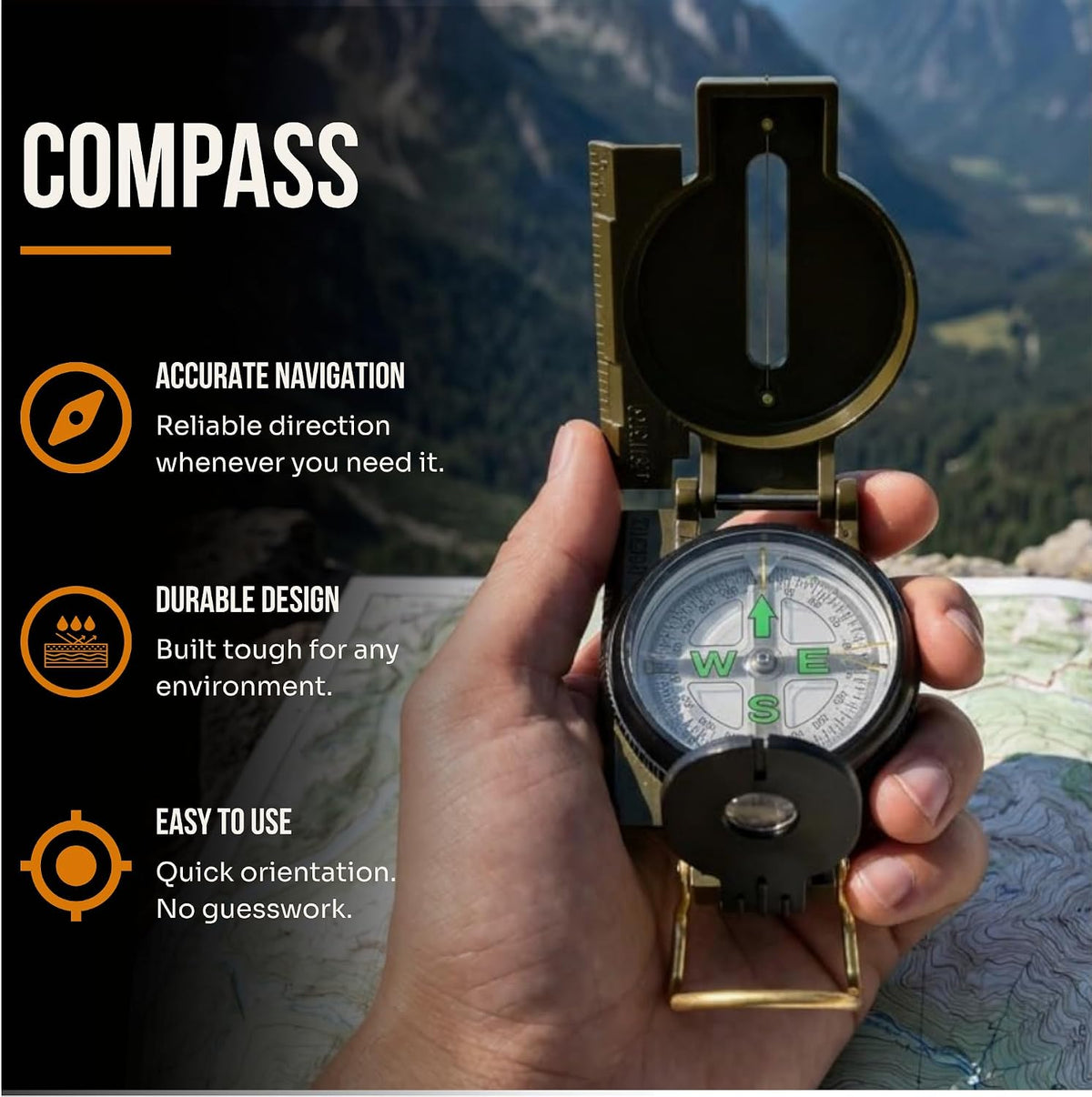 Tactiko Survival 6-in-1 Signal Kit - Compact Emergency Outdoor Essentials