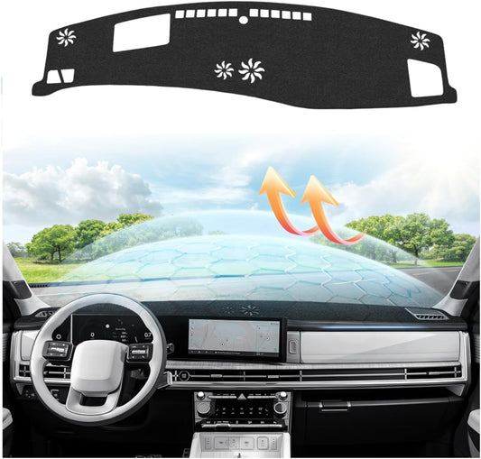 CARTIST Black Dash Cover for Chevrolet Camaro 2010-2015 Dashboard Cover Mat
