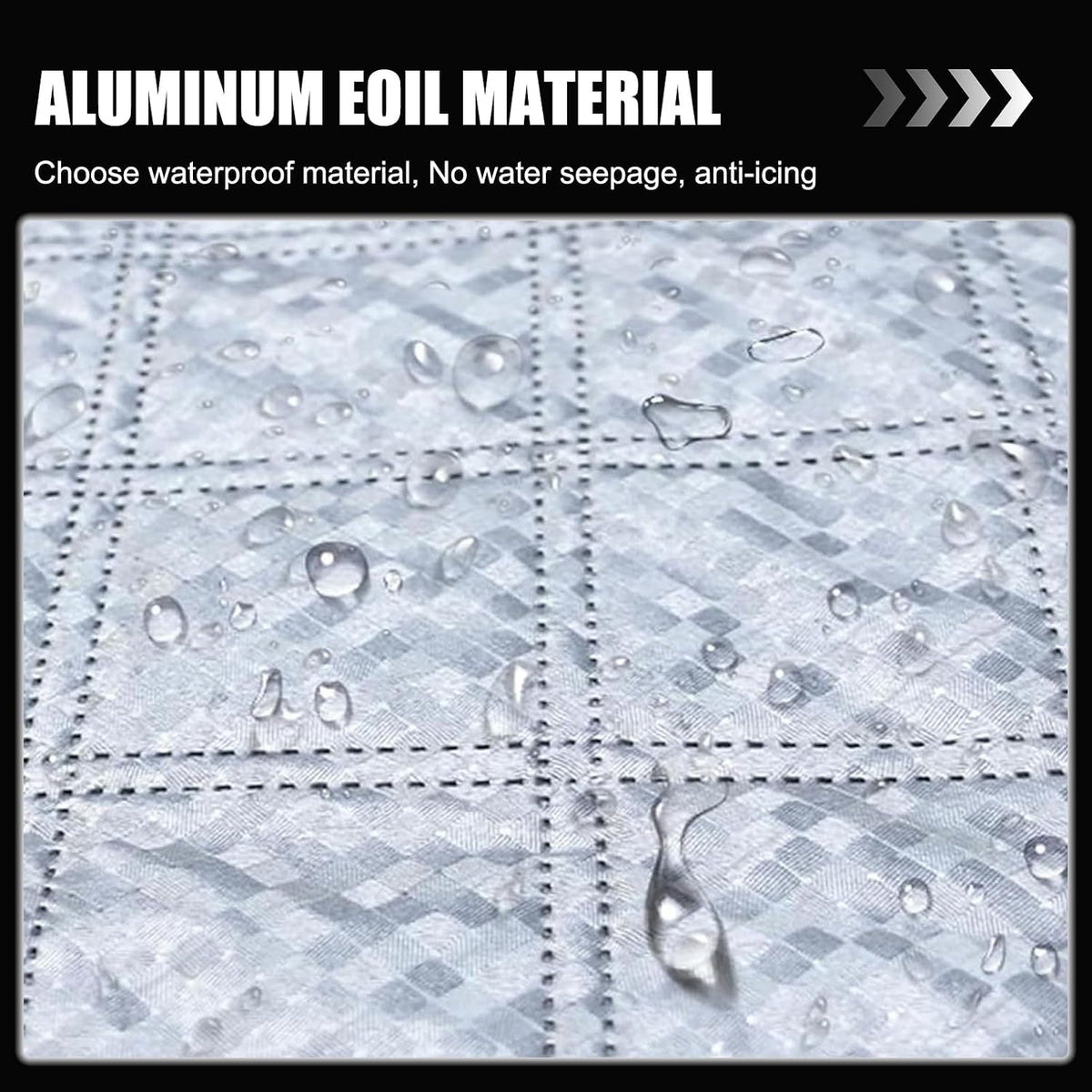 1 PC Car Front Windshield Rain Trough Cover, 66.9" x 17.7" Block Fallen Leaves Dust and Frost Protector for All Seasons, Adsorption Sunshade with Elastic Belt, Universal for Cars (Silver)