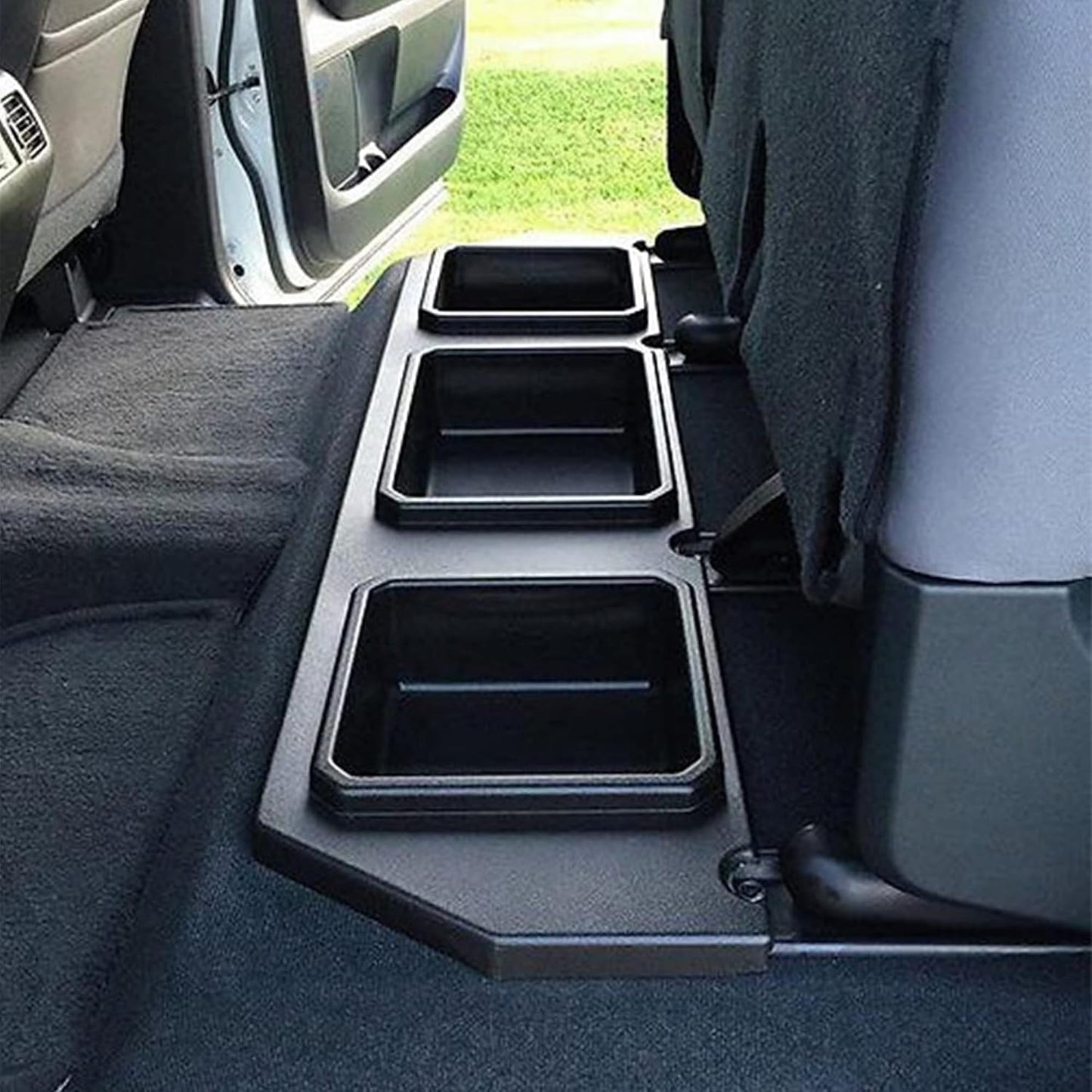 ESP Truck Accessories Plastic Under Seat Storage for 2014-2019 Toyota Tundra CrewMax