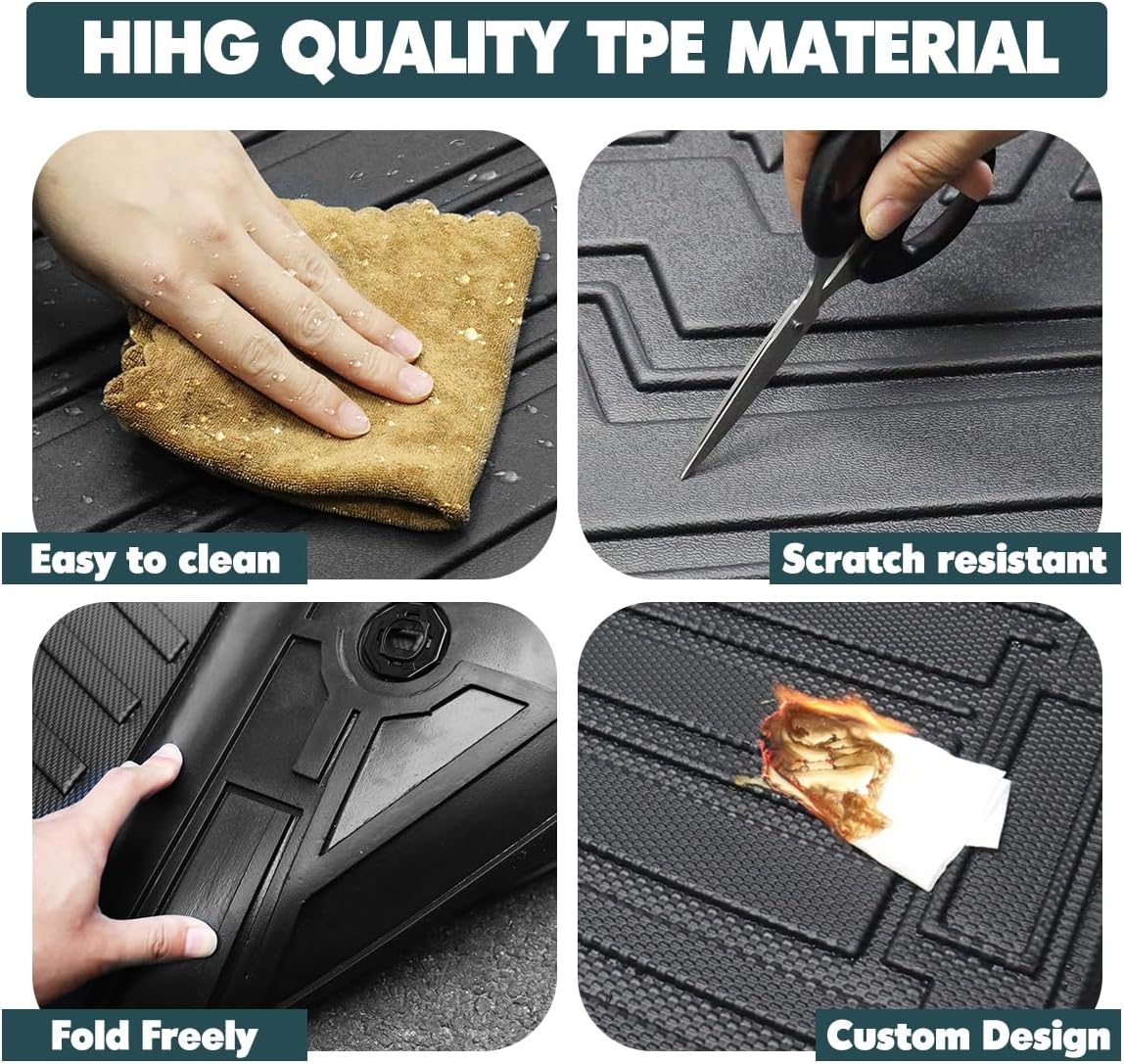 Compatible for Toyota RAV4 Floor 2026 Mats Cargo Liner All Weather Protector for 2026 Toyota RAV 4 Floor Mats Vehicle Accessories
