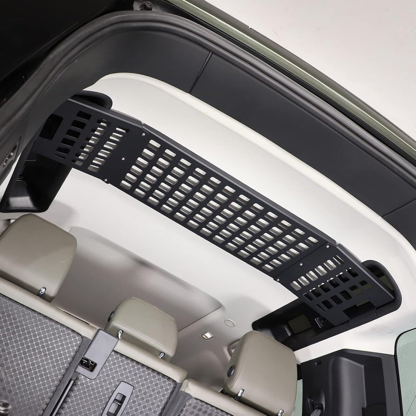 Modular Storage Panel Cargo Rack for L@nd Rover Defender 2020 2021 2022 2023, Aluminum Alloy Trunk Organizer Shelf Luggage Holder Storage Carrier Accessories