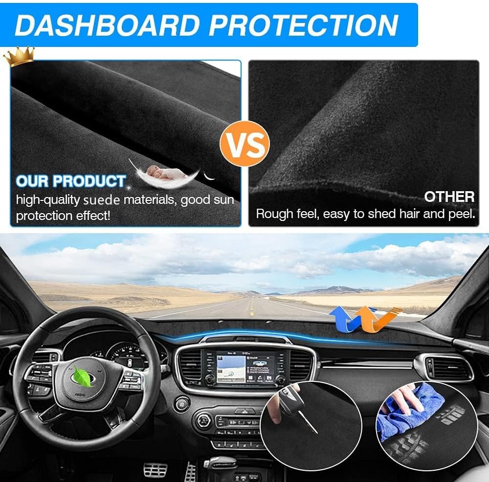 Cartist Dash Cover for Kia Sorento 2016-2020 Dashboard Cover Mat