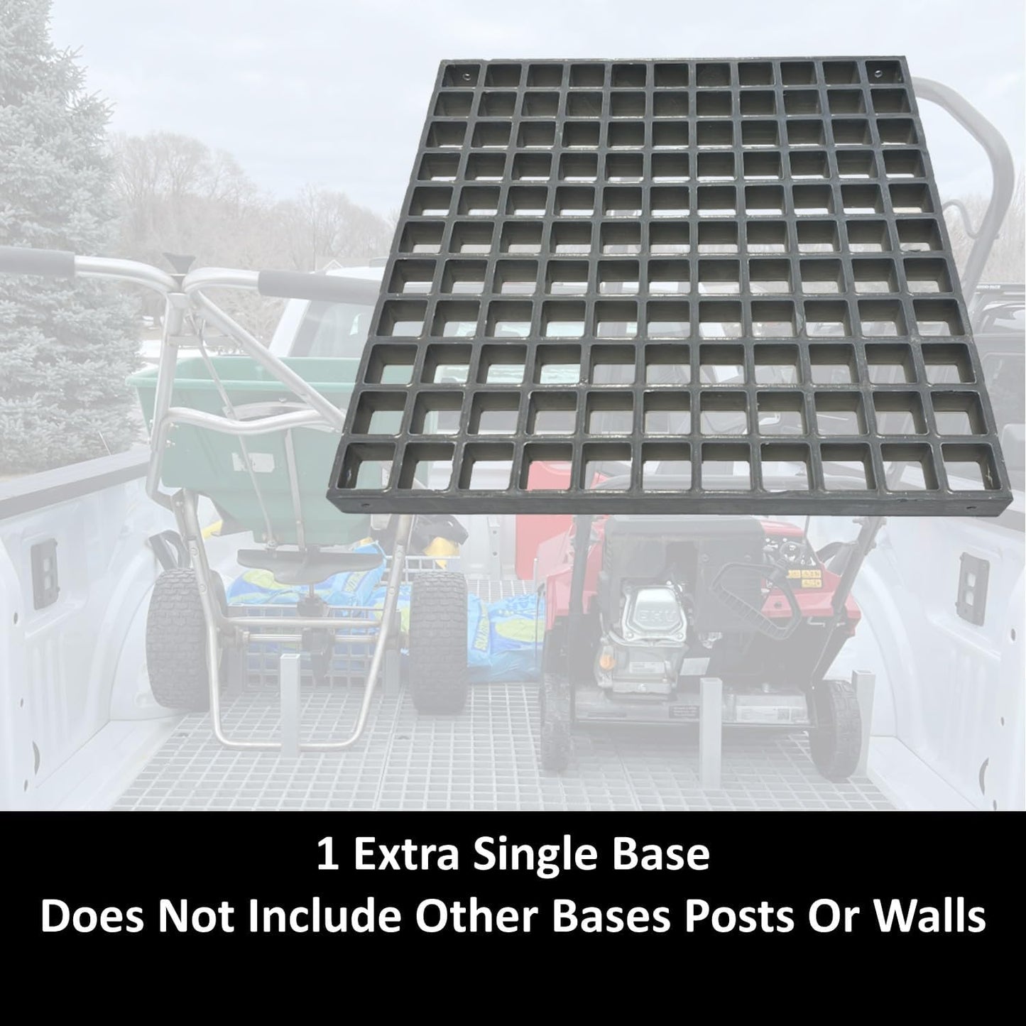Keyfit Tools Gridius-Maximus Professional Contractor Grade Truck Bed Organizer Cargo System Modular Divider Trunk SUV Trailer Expandable Storage Secure Loads Custom Ridged Upgrade from A Net Or Bar