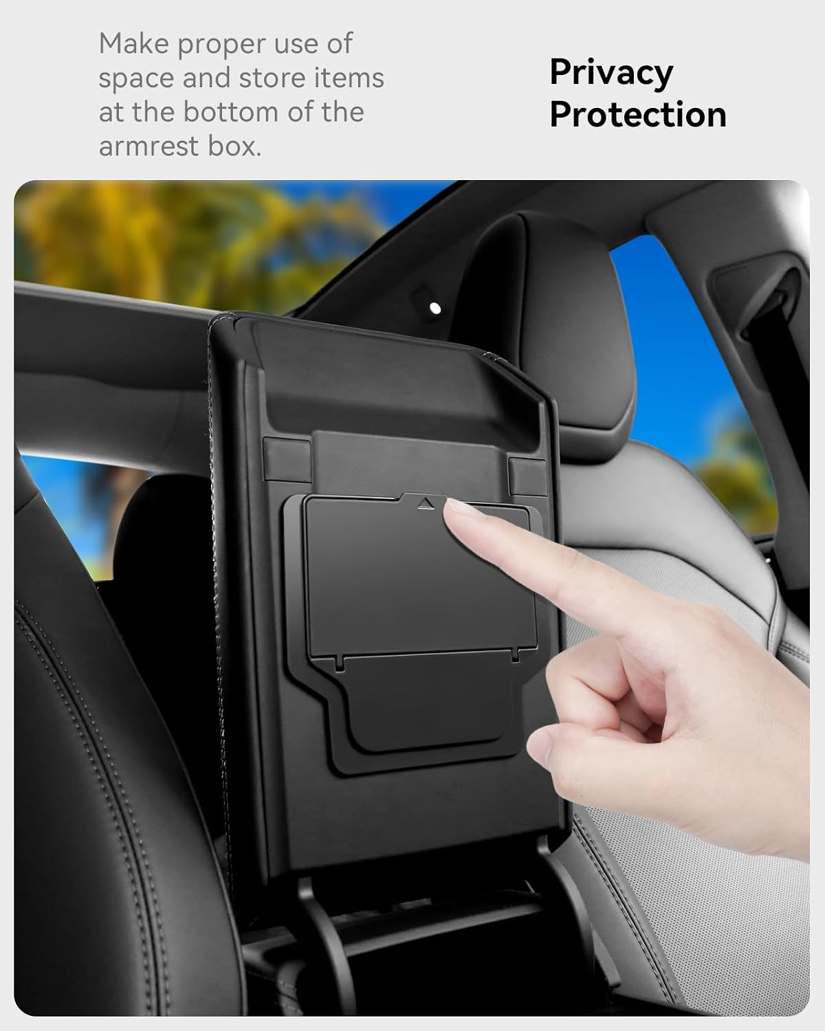 for 2026 Tesla Model Y/3/YL Center Console Organizer Tray 4PCS