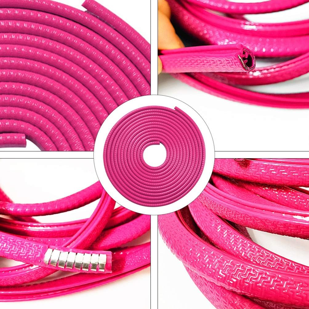 Garneck 10M/32ft Car Door Edge Guards Rubber U Shape Edge Trim Seal Strips Protector Car Door Edge Protection for Car Auto Vehicle