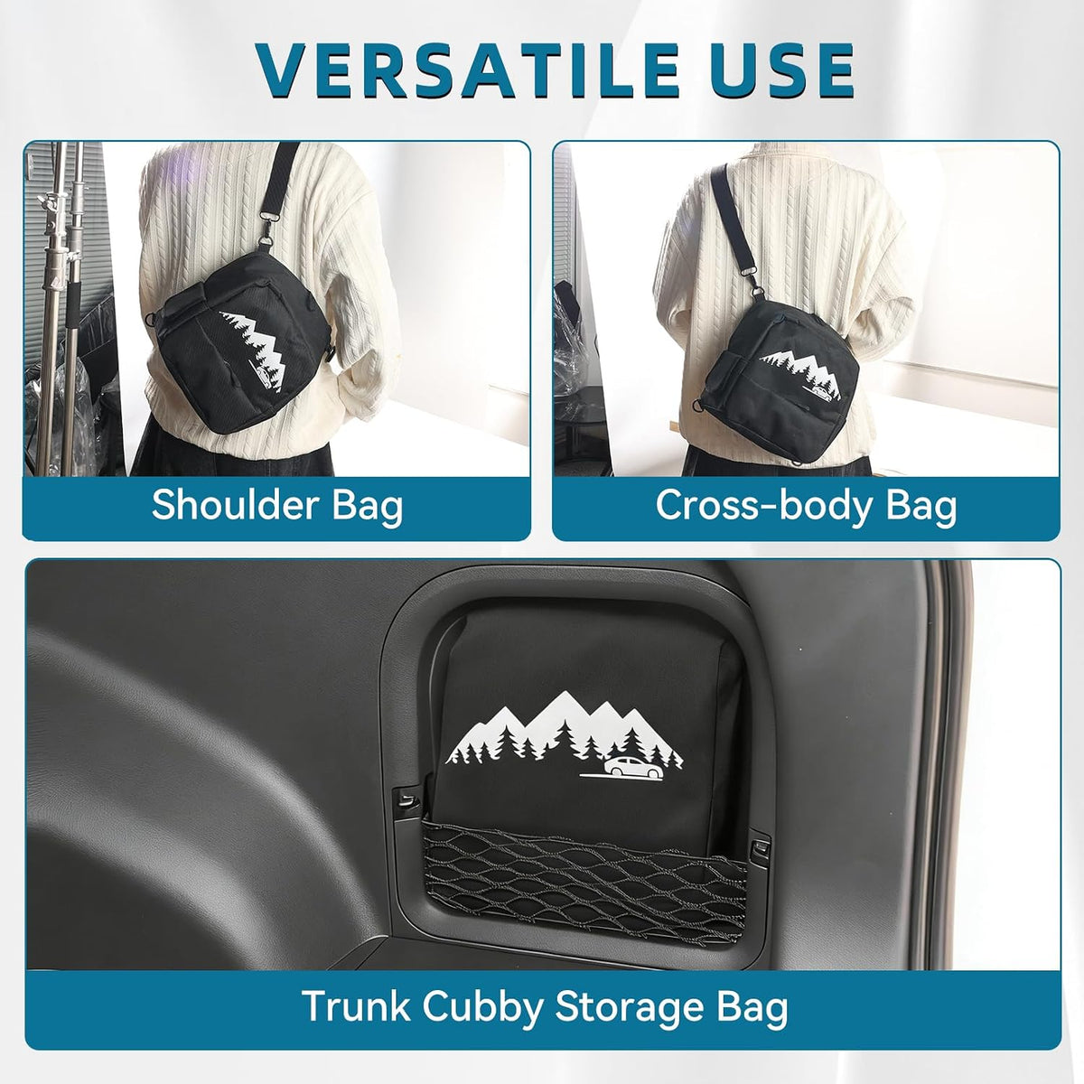 Trunk Organizer Storage Backpack for Toyota RAV4 2019-2025 Pocket Bag
