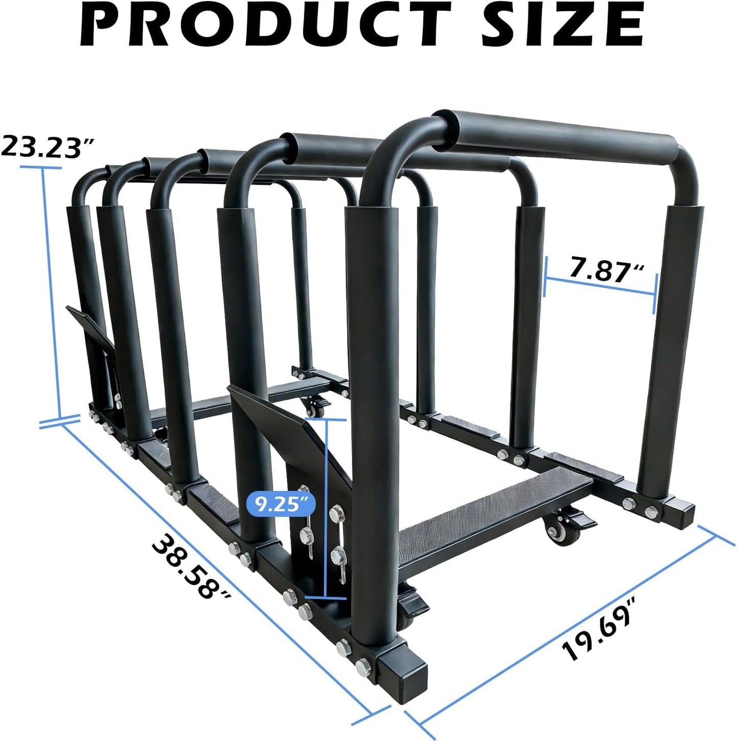 Sliding Movable Stand Bracket Door Cart for 1987-2024 Jeep Wrangler TJ JK JL Gladiator JT | 2021-2024 Ford Bronco 2/4 Door