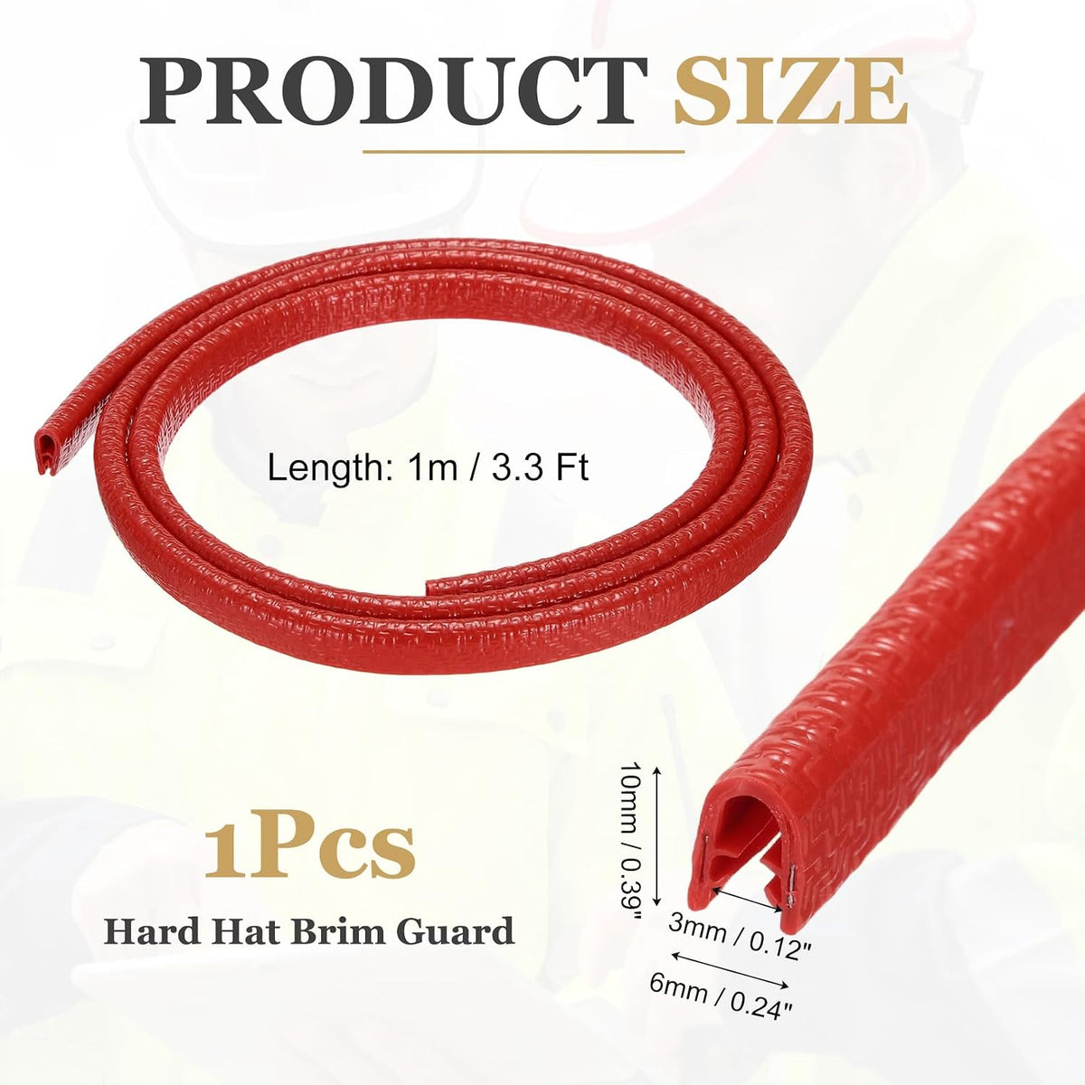 PATIKIL Hard Hat Brim Guard Full Brim Helmet Edge Protector