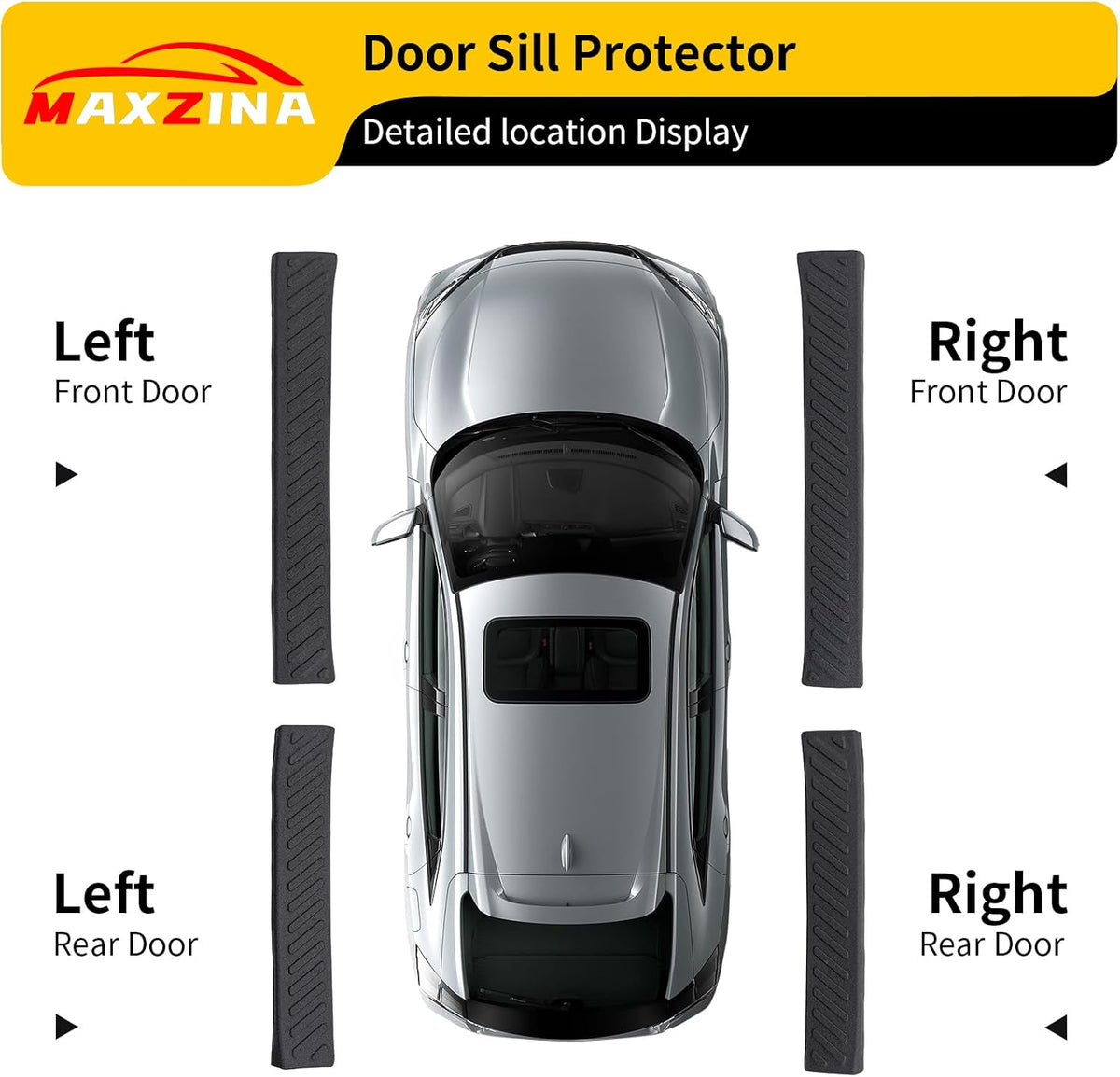 Door Sill Protector for 2023-2025 2026 Honda Pilot & Ridgeline