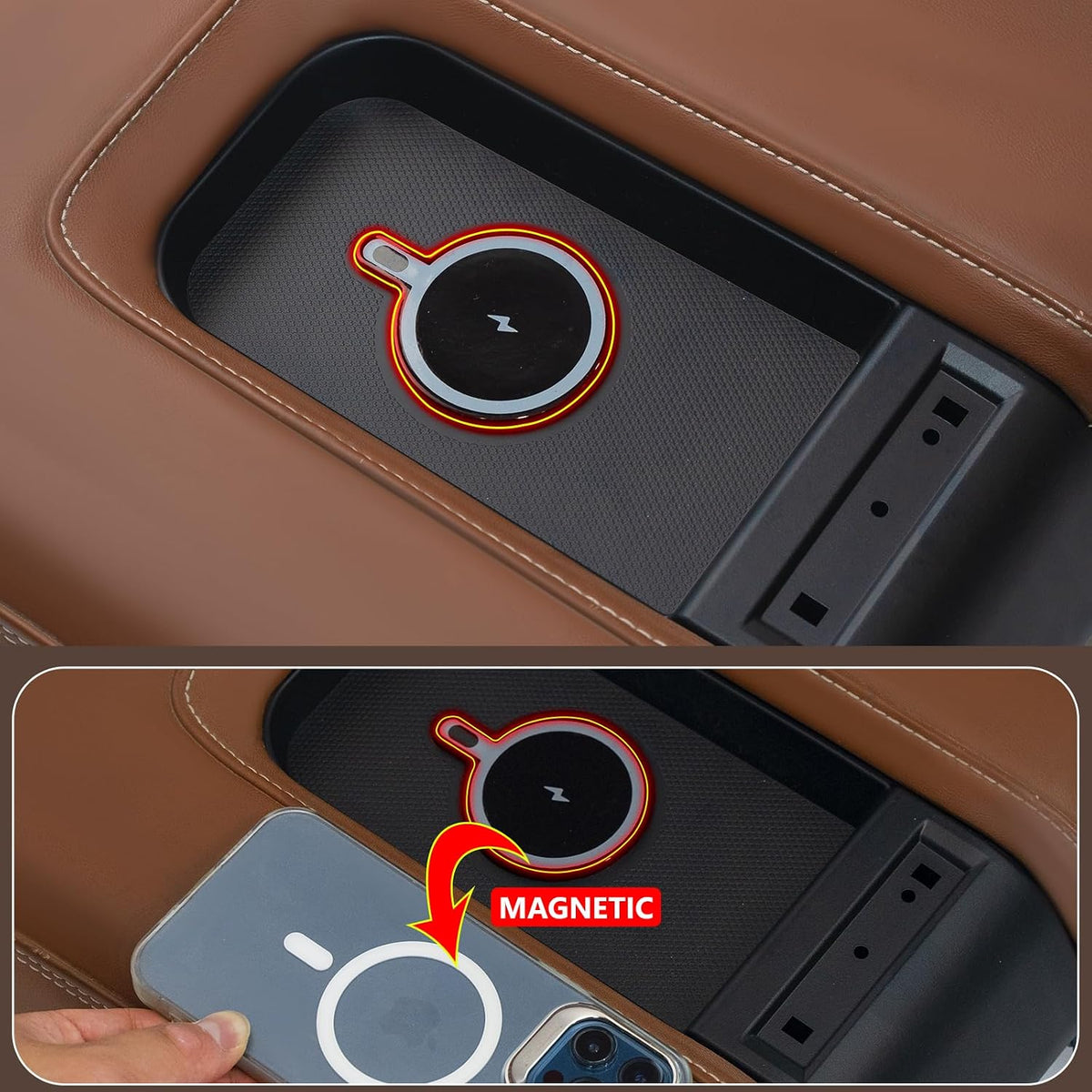 Xipoo Magnetic Wireless Charger Compatible with 2014-2021 Toyota Tundra