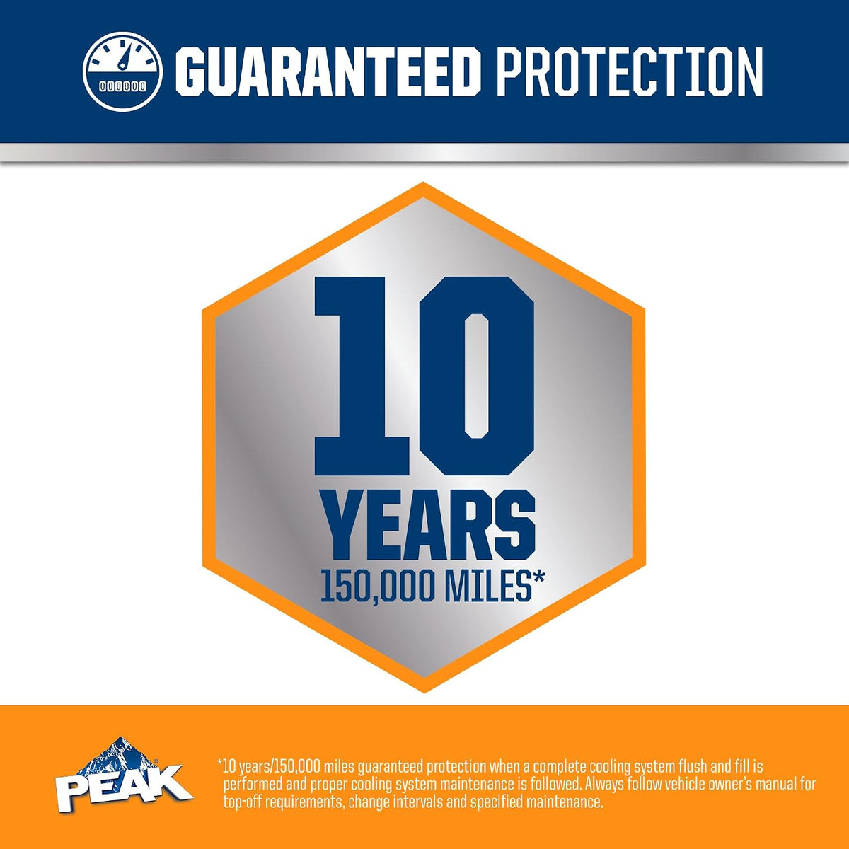 PEAK DEX-Cool® Antifreeze + Coolant, Premium Engine Coolant with Antifreeze, Car Antifreeze Coolant Mixture for GM Vehicles, 1 Gallon