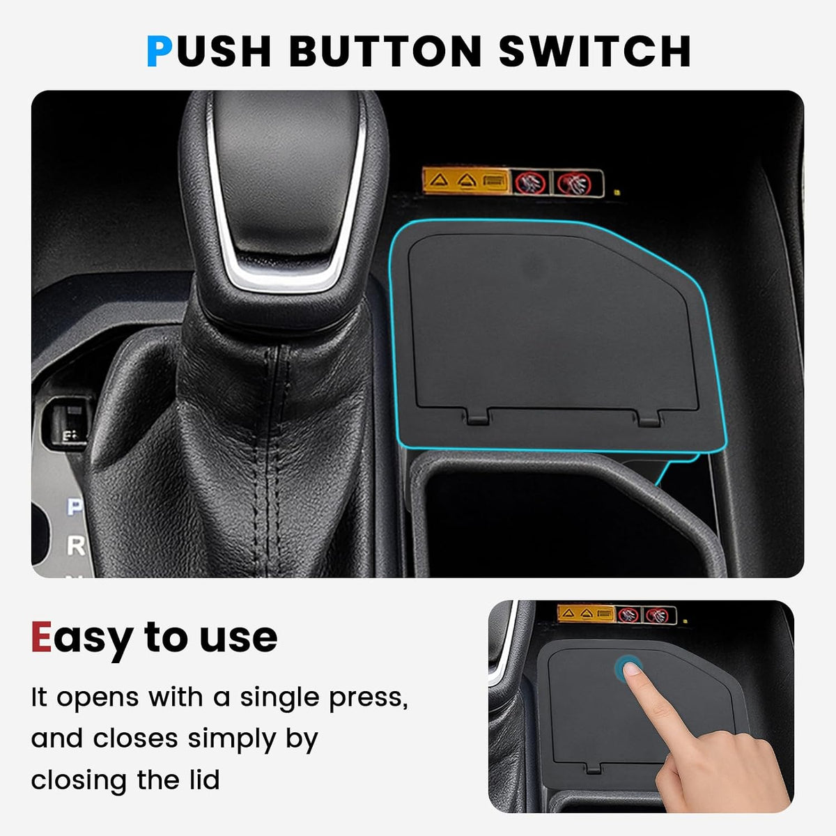 2PCS Cup Holder Organizer for 2023-2026 Toyota Grand Highlander