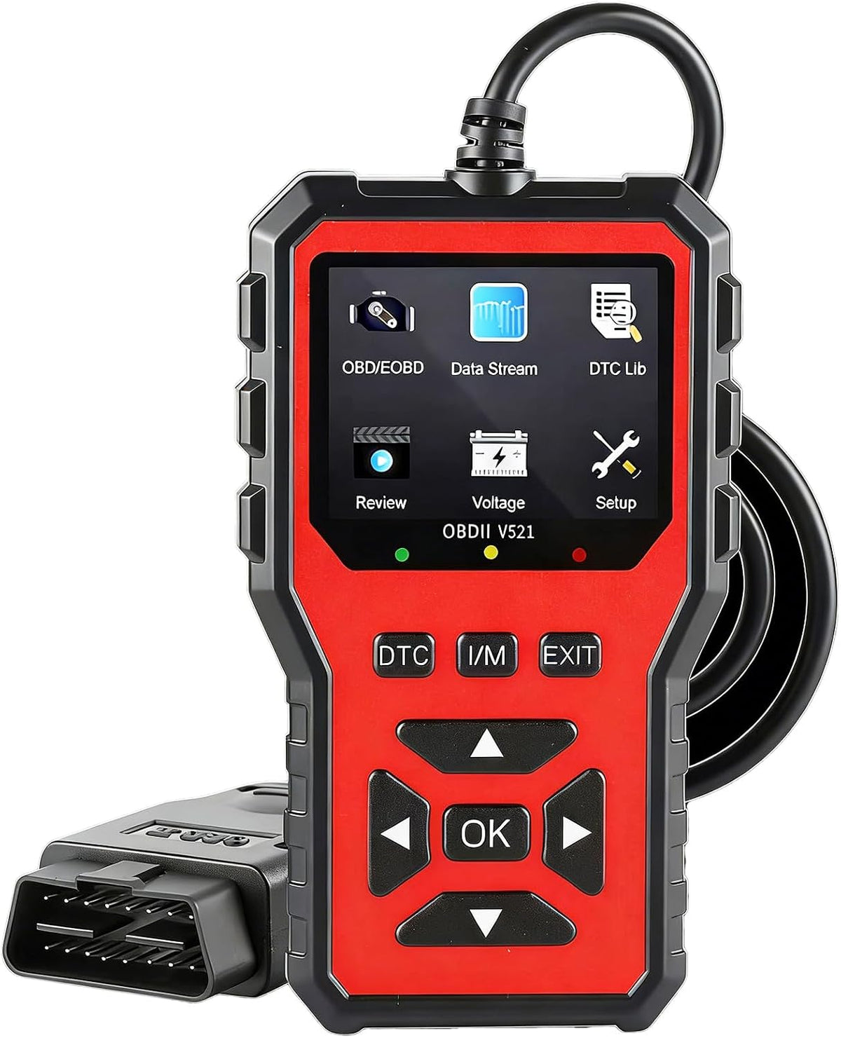 OBD2 Scanner Diagnostic Tool, 2026 Upgraded Car Code Reader (Red)