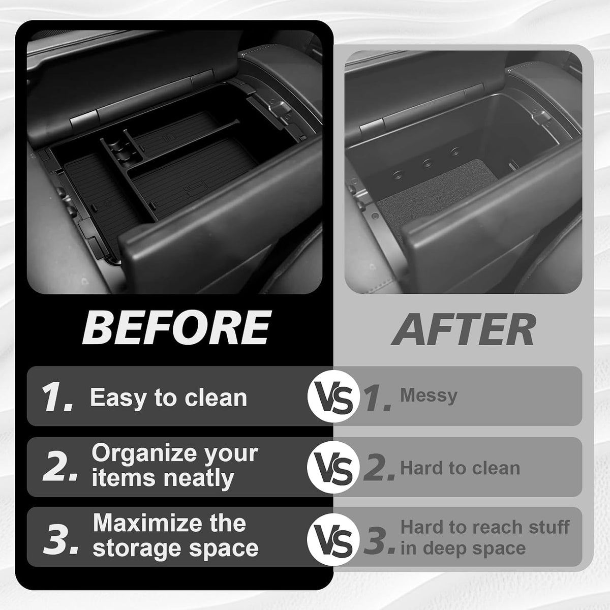 Muslogy Center Console Organizer for 2026 Hyundai Palisade Calligraphy ONLY