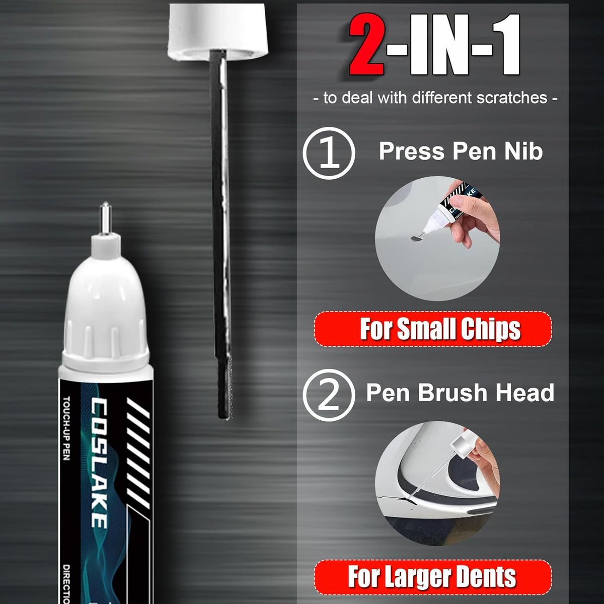 Car Touch Up Paint(Space White Metallic(A3)) for Ford