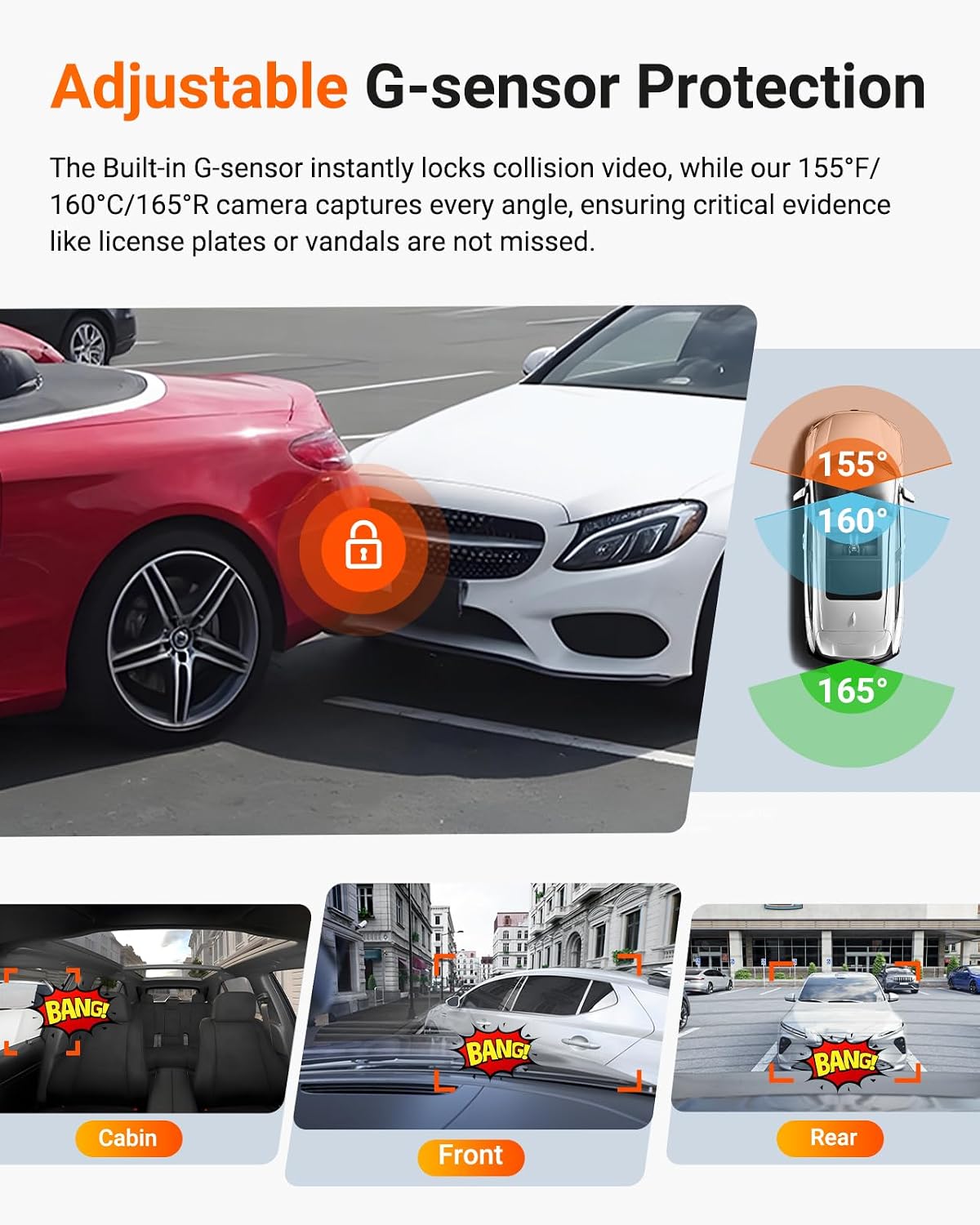 Vantrue N4 Pro S 4K 3 Channel Dash Cam, Triple STARVIS 2, IP67 Rear Camera