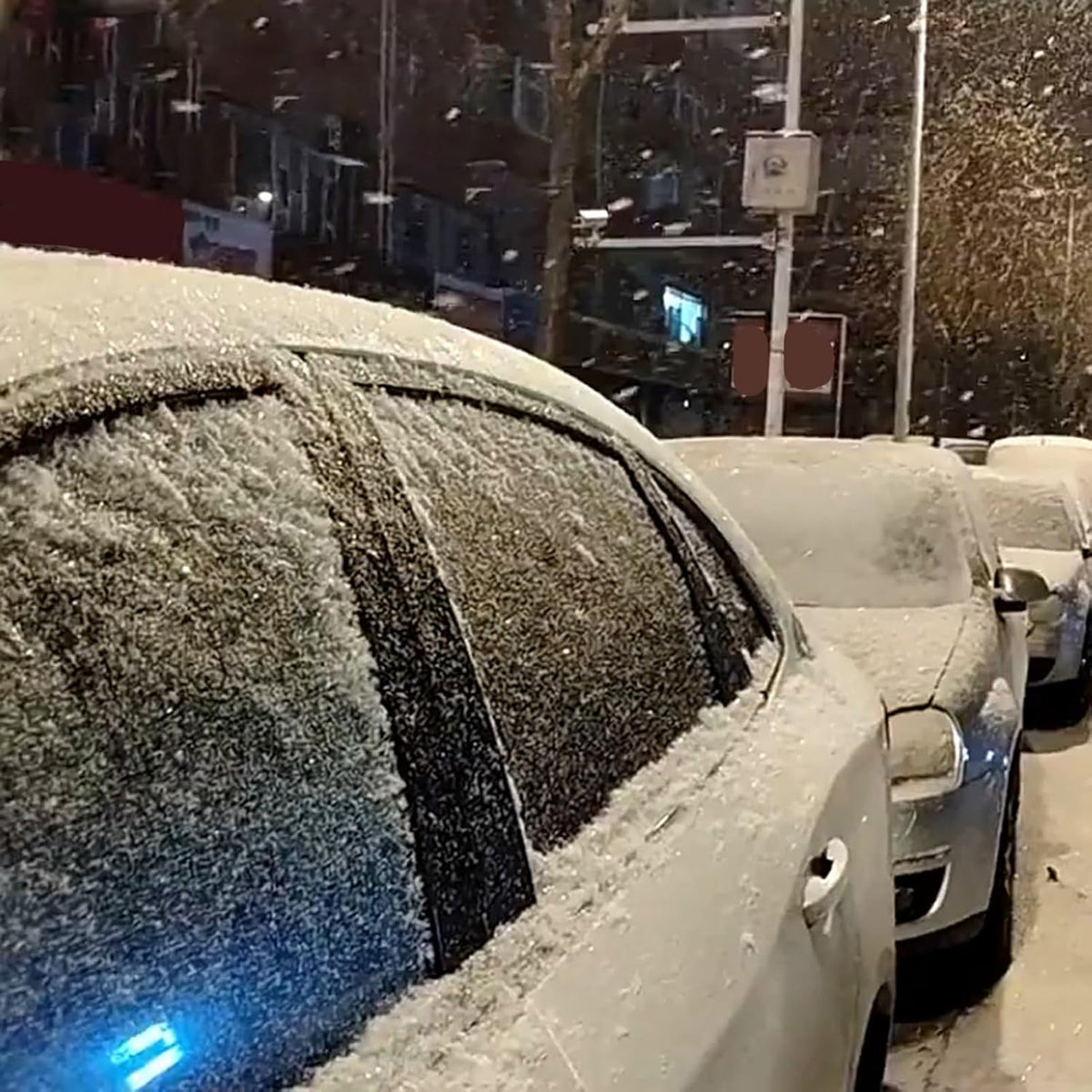 Shkalacar Car Windshield Cover for Ice and Snow Windshield Sun Shade for Automobiles All Weather Magnetic Reflective Car Snow Cover with 6 Magnets for Most Cars SUV MPV