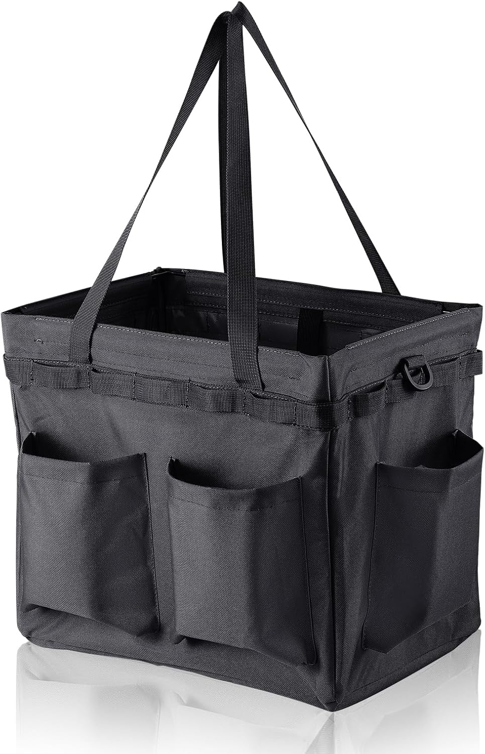 Car Trunk Organizer Multifunctional Storage Toolbox Carry Griddle,Large Grill Utensils Accessory Grilling Tools Basket Carrying Caddy Tool Tote Bag Storage Box Camp Cooking bbq Outdoor(Green)
