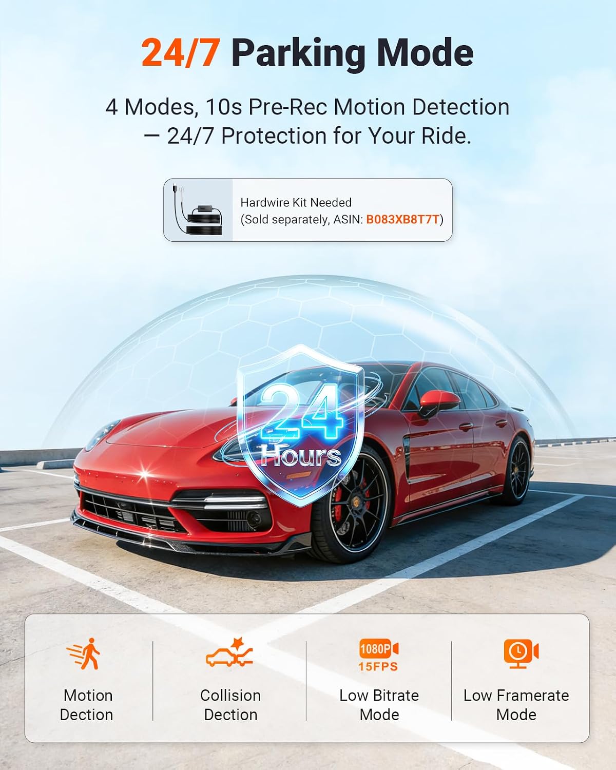 【Bundle: Vantrue New N4S(RC18) Dash Cam + GPS Suction Mount】 STARVIS 2, PlatePix, 2.7K+1440P+1440 Front Inside Rear Dashcam, 24/7 Buffered Parking Mode, Support 1TB Max