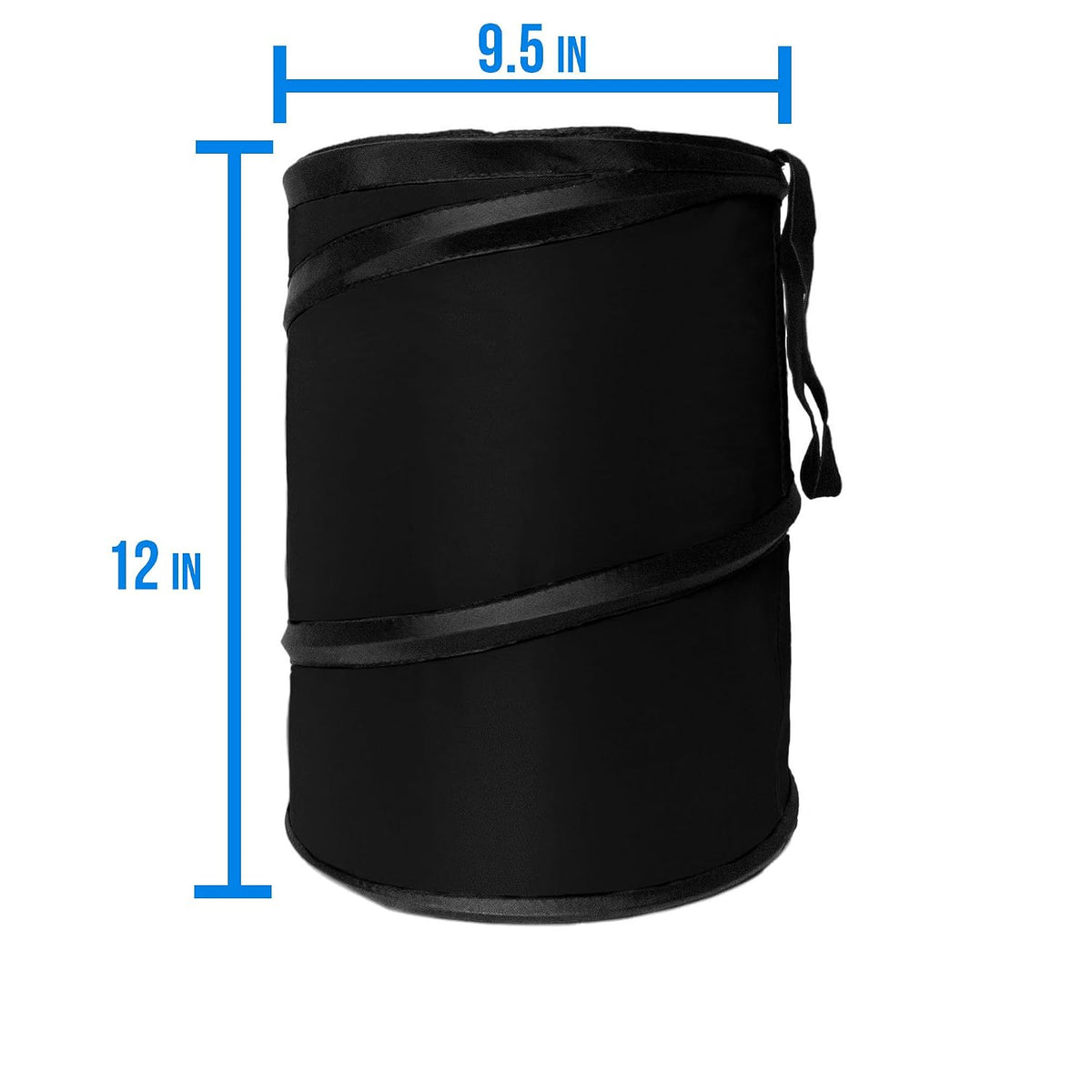 FH Group Automotive Waterproof Portable Collapsible Large Can Garbage Container fits Most Cars,Polyethylene, SUVs, and Trucks Beige Trash