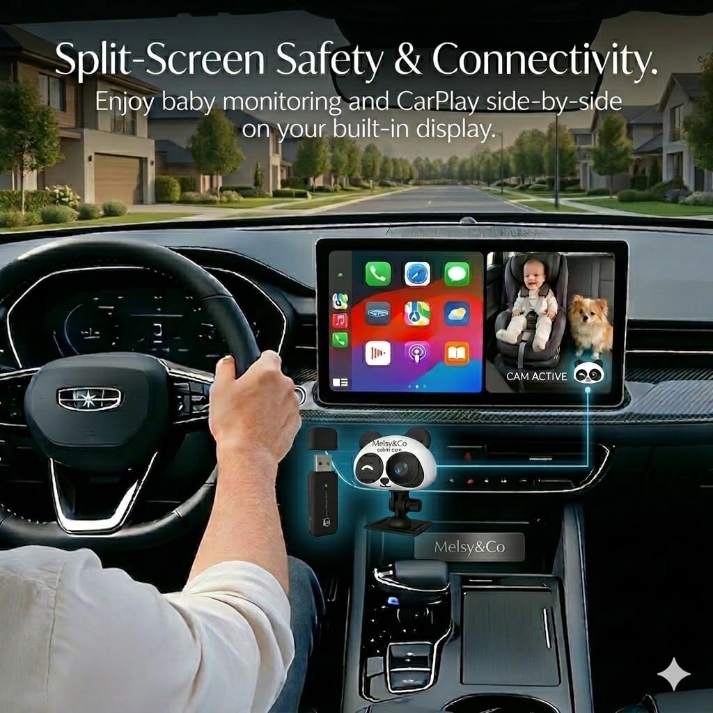Cabin Care Baby Car Camera CA520 with Panda Design