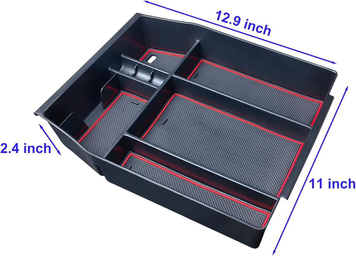 Zxiaochun Center Console Organizer for 2021-2024 Ford F150 Accessories