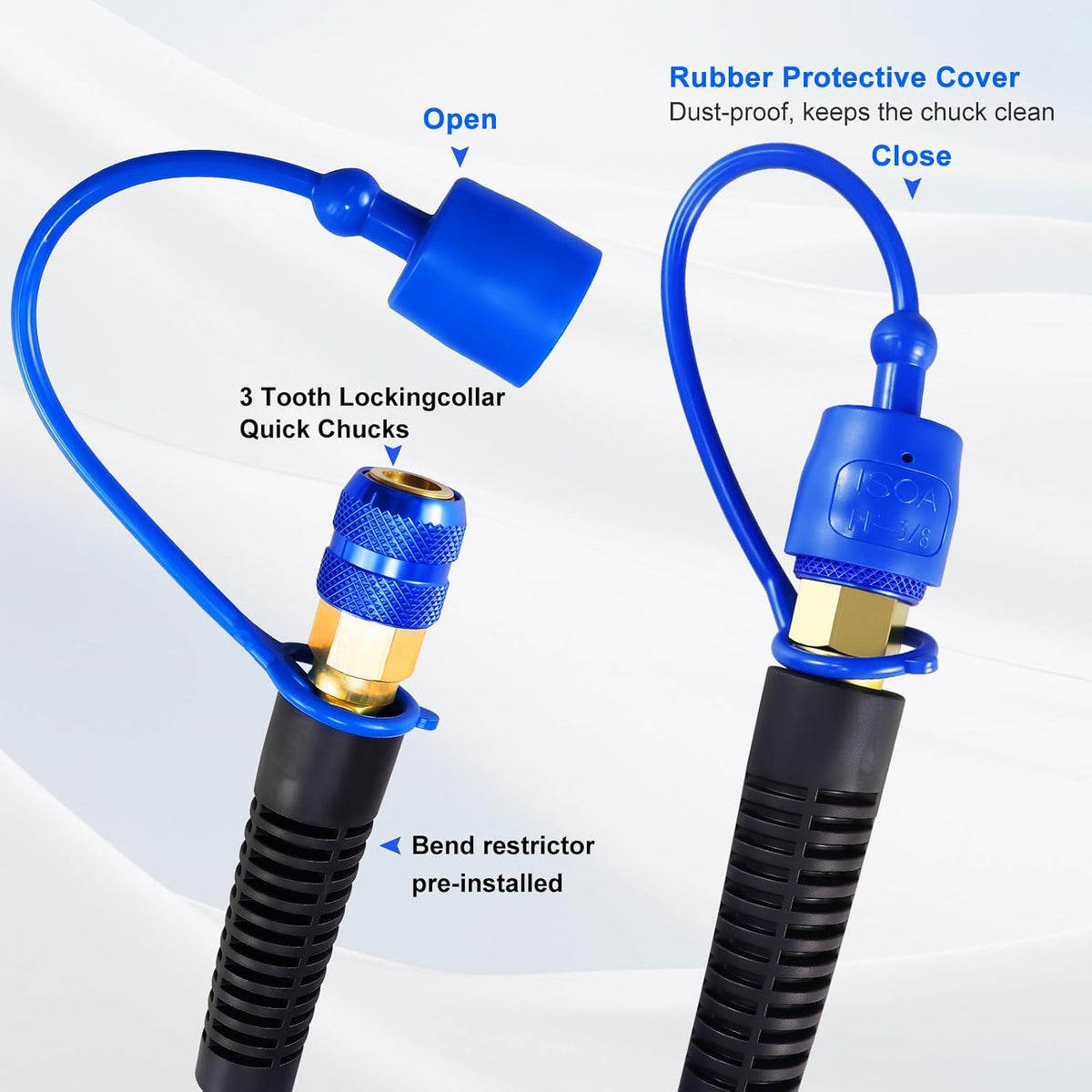 4 Tire Inflation System, 4 Way Tire Inflation Deflation System, Air Down Tire Deflators Kit Fits Up to 155" Wheelbase,Simultaneous Four Wheel Inflation for Off-Road Vehicles Car