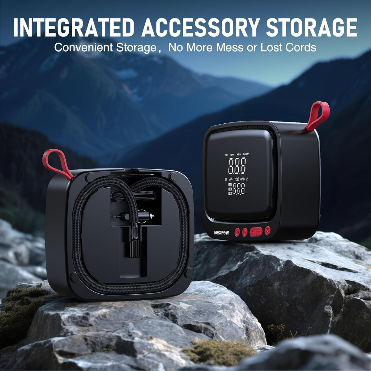 NEXPOW Tire Inflator Portable Air Compressor