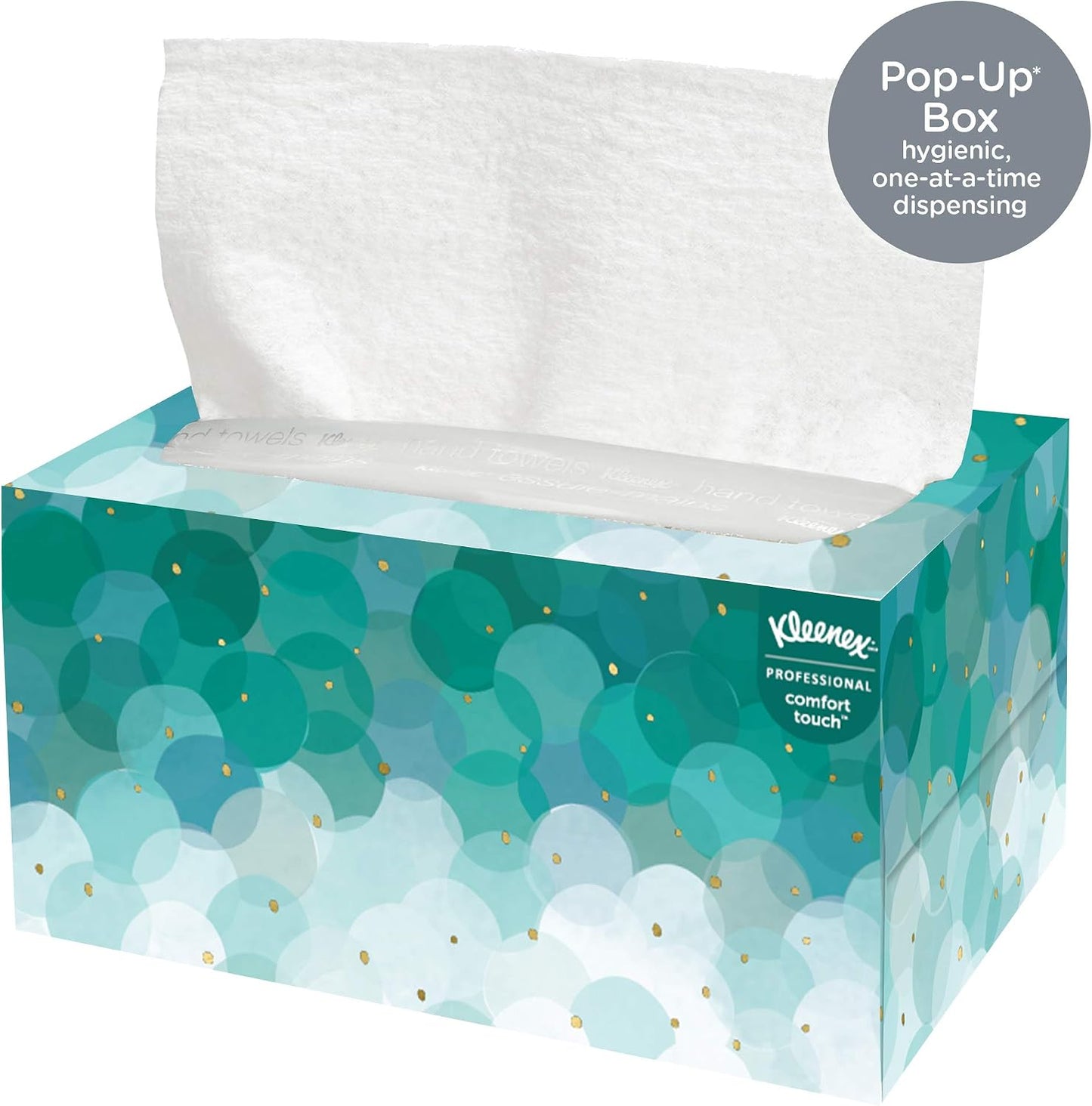 Kimberly Clark 11268 Kleenex Hand Towels Premium Ultra Soft, Pop-Up Box, White (1 Individual Box of 70 Sheets)