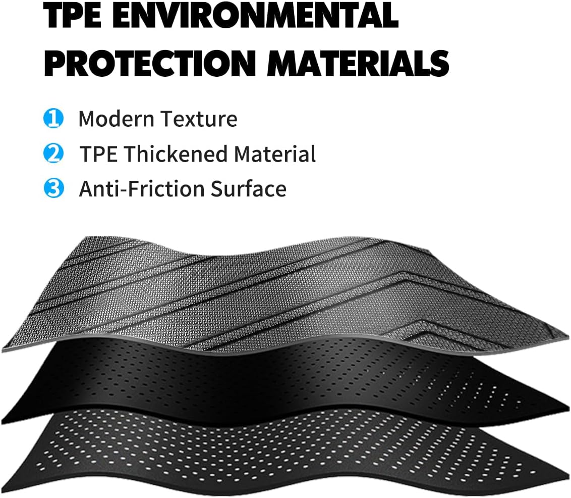 Compatible for Toyota RAV4 Floor 2026 Mats Cargo Liner All Weather Protector for 2026 Toyota RAV 4 Floor Mats Vehicle Accessories