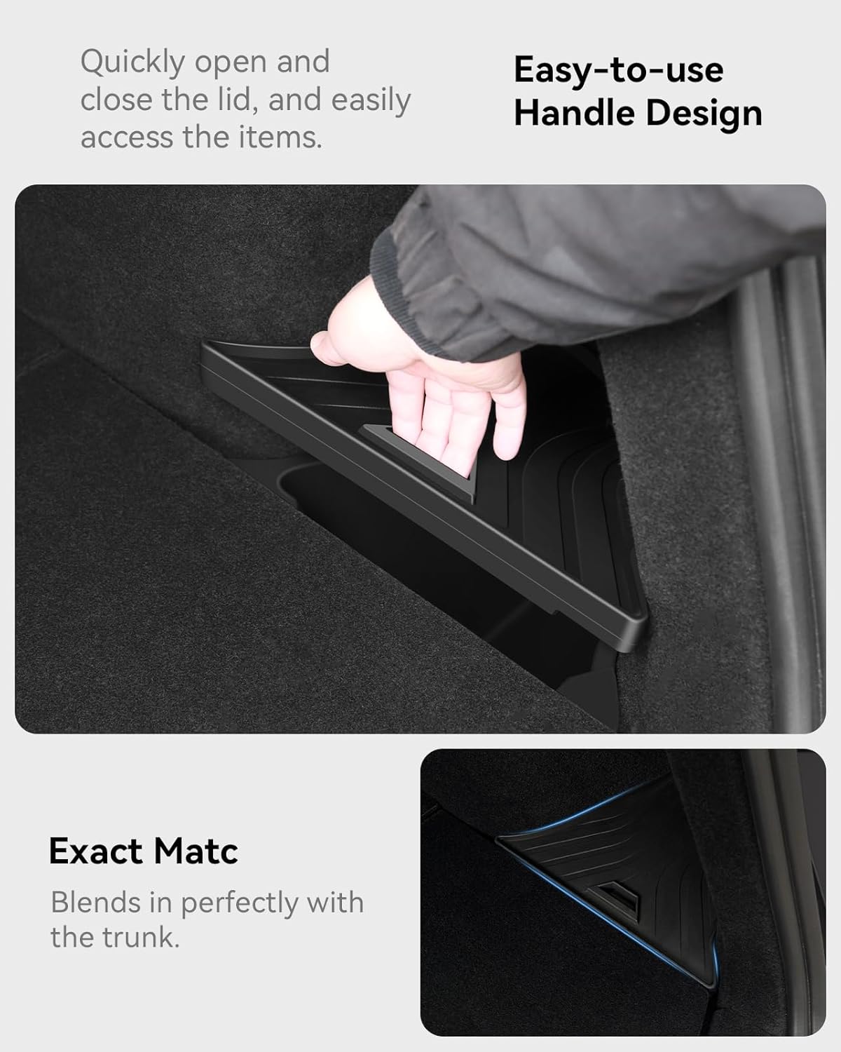 for Tesla Model Y Juniper Accessories 2025-2026 Trunk Storage Bins