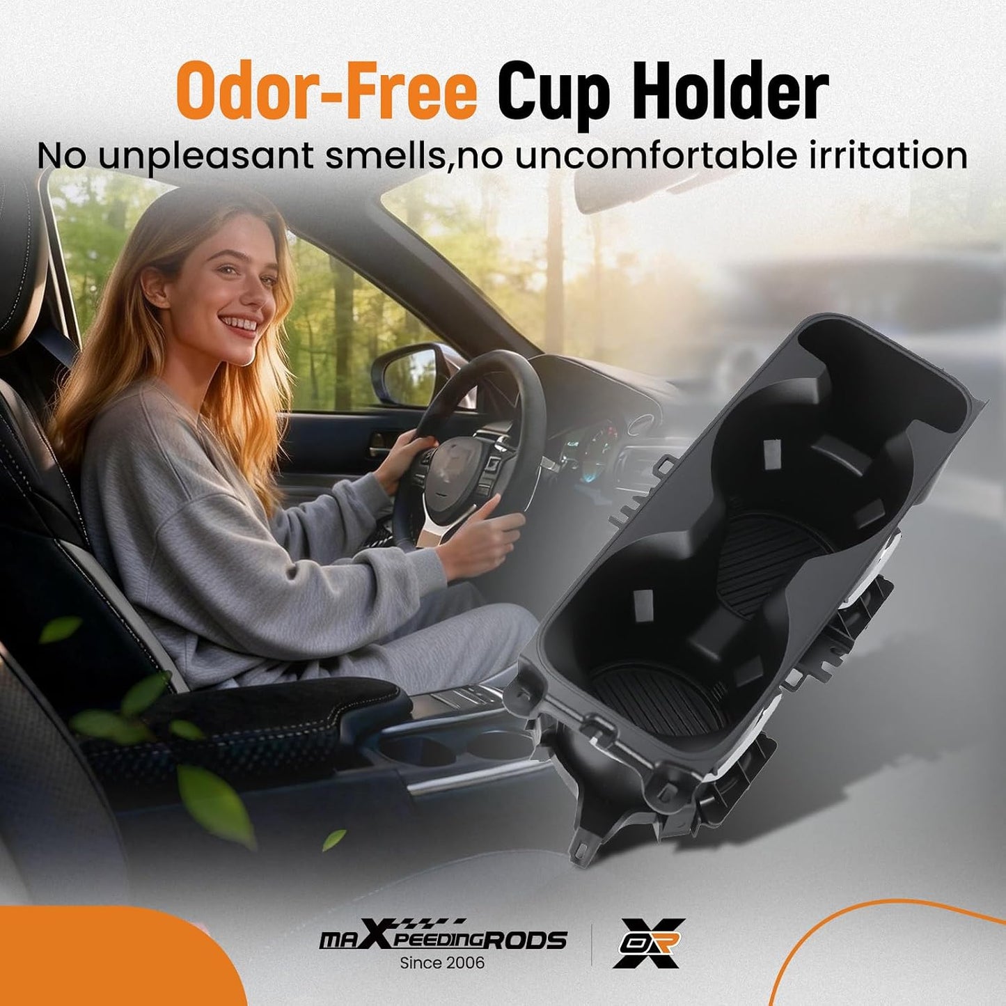 maXpeedingrods Center Console Cup Holder LB5Z7813562AB Fits for Ford Explorer 2020-2025 (without Wireless Charging) # LB5Z-7813562-AB