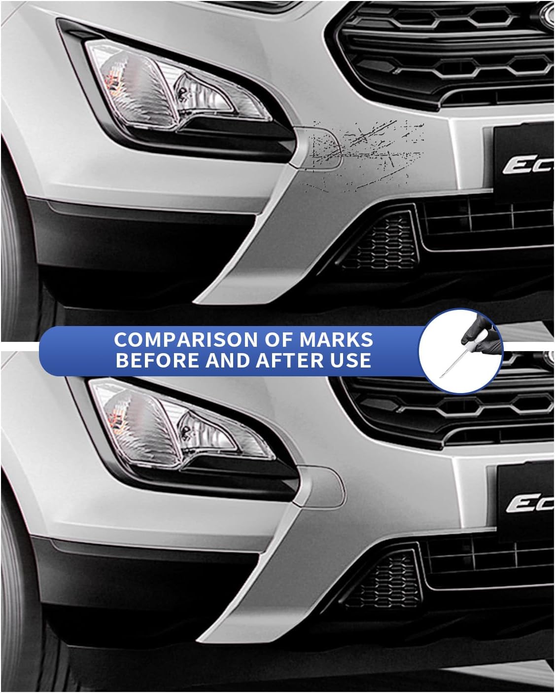 RR Ruby Red Metallic Tricoat Touch Up Paint Compatible with Ford Exact Match–Chips and Nicks Touch Up