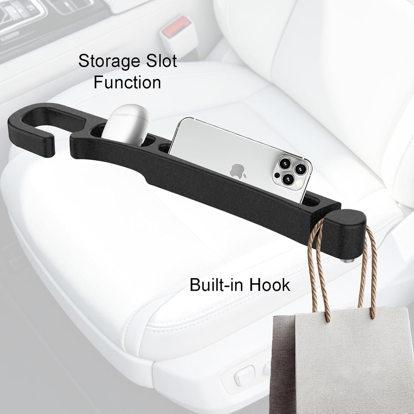 Car Seat Gap Filler 2PCS, Storage Organizer Prevents Items from Falling
