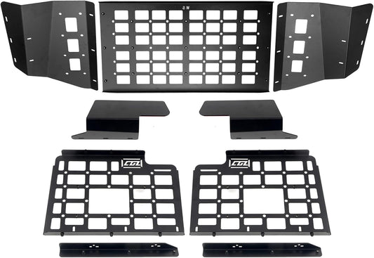 HIGH FLYING for Land Rover Defender 2022 2023 2024 2025 Car Rear Window Modular Storage Side Panels System&Trunk Shelf Organizer Luggage Carrier Aluminum Alloy (Side+Roof Panel)