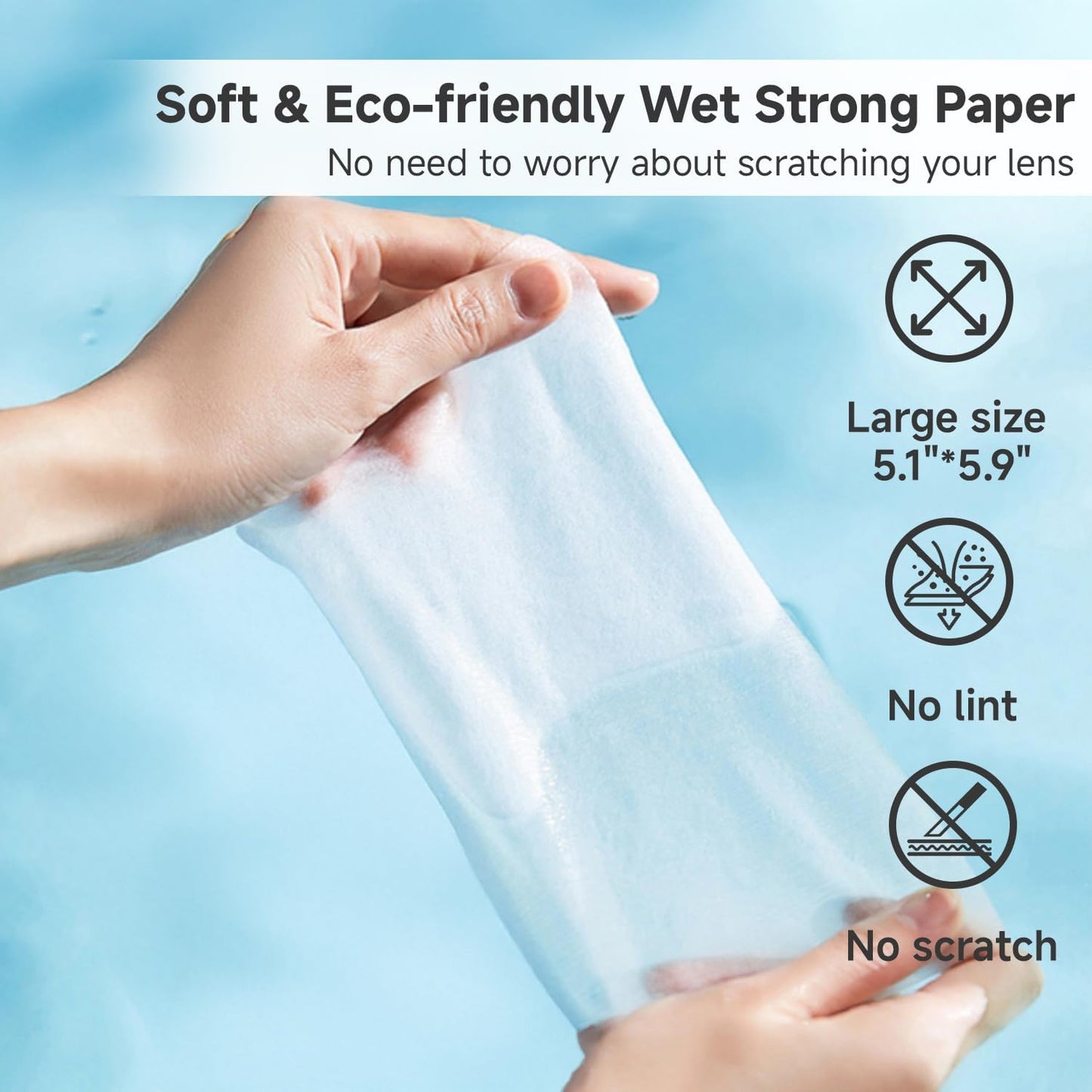 Anti Fog Lens Wipes for Eyeglasses, 150 Individually Wrapped Pre-Moistened Glasses Cleaning Wipes, Streak-Free Lens Cleaner for Glasses, Sunglasses, Phone Screen, Camera Lens & Goggles
