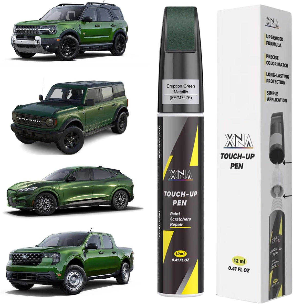 XNA Eruption Green Metallic(FA/M7476) for Ford Touch Up Paint