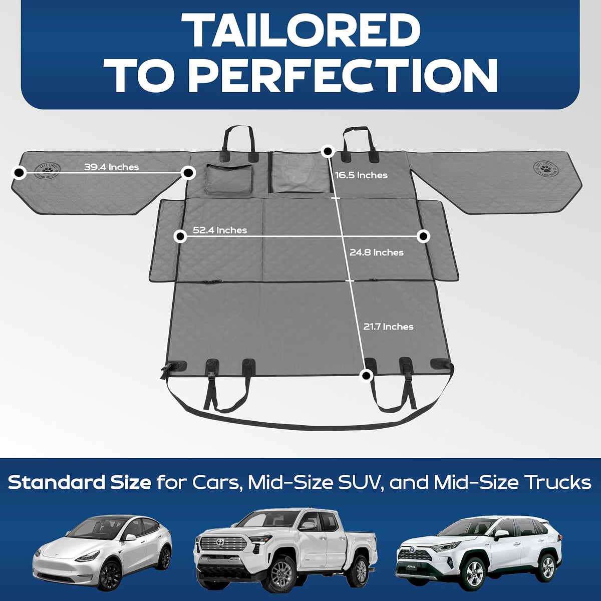 Ruff Liners Back Seat Extender for Dogs - As Seen on Shark Tank