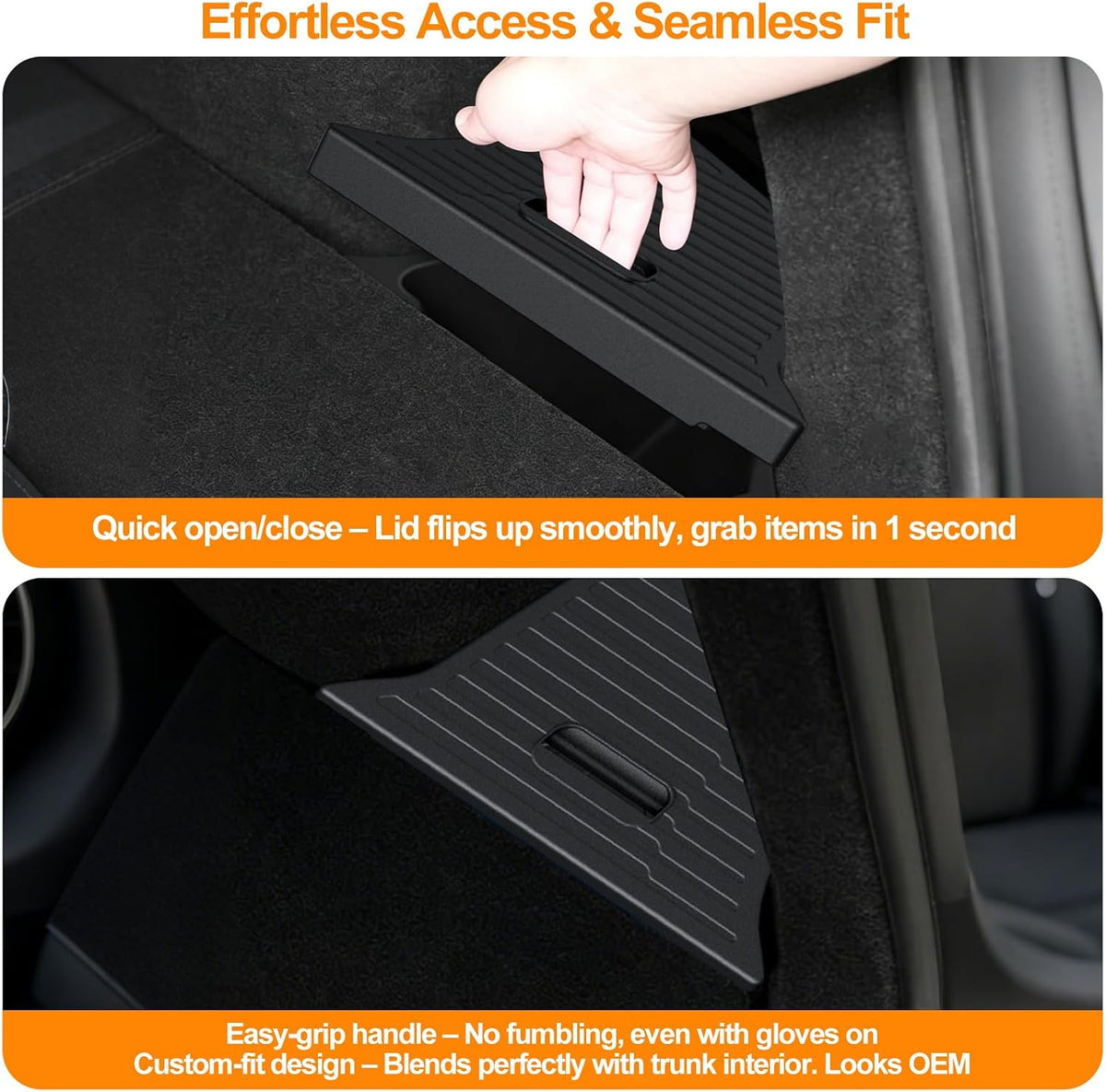 Trunk Storage Bins for 2025 2026 Tesla Model Y Juniper