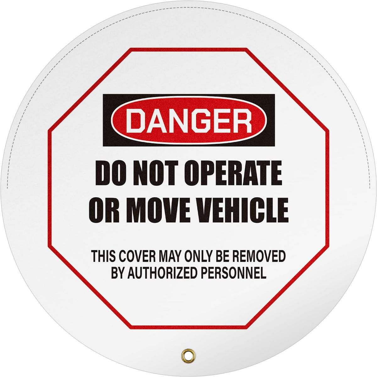 Steering Wheel Cover for Lockout Tagout, 24"